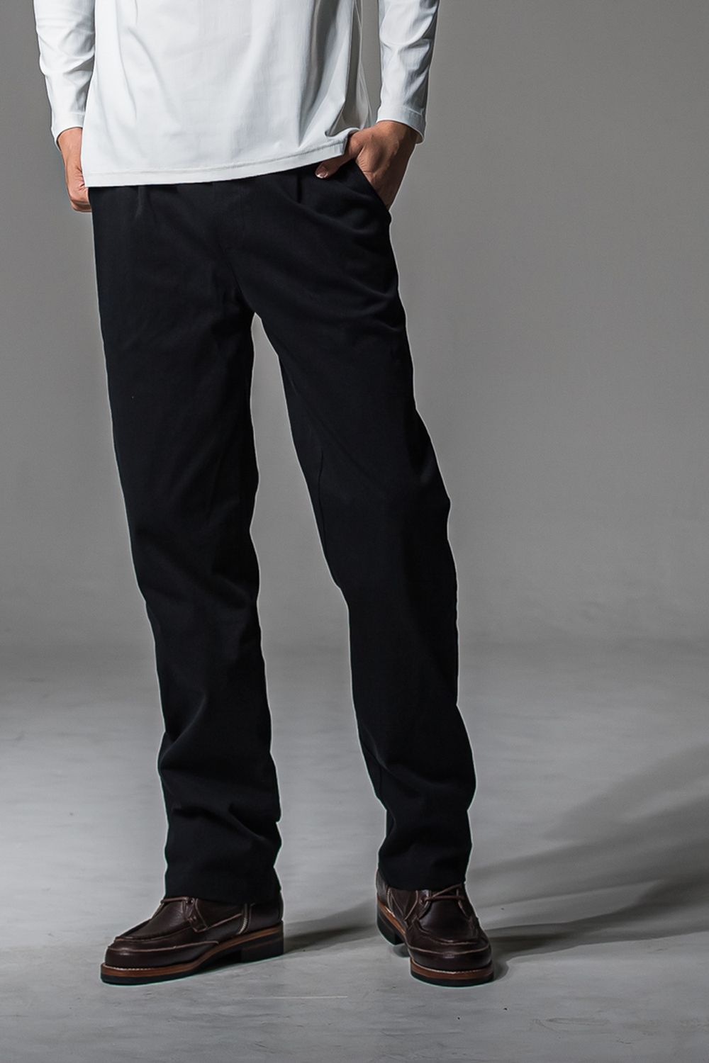 RESOUND CLOTHING - DENIM JERSEY WIDE PT / デニムジャージワイド