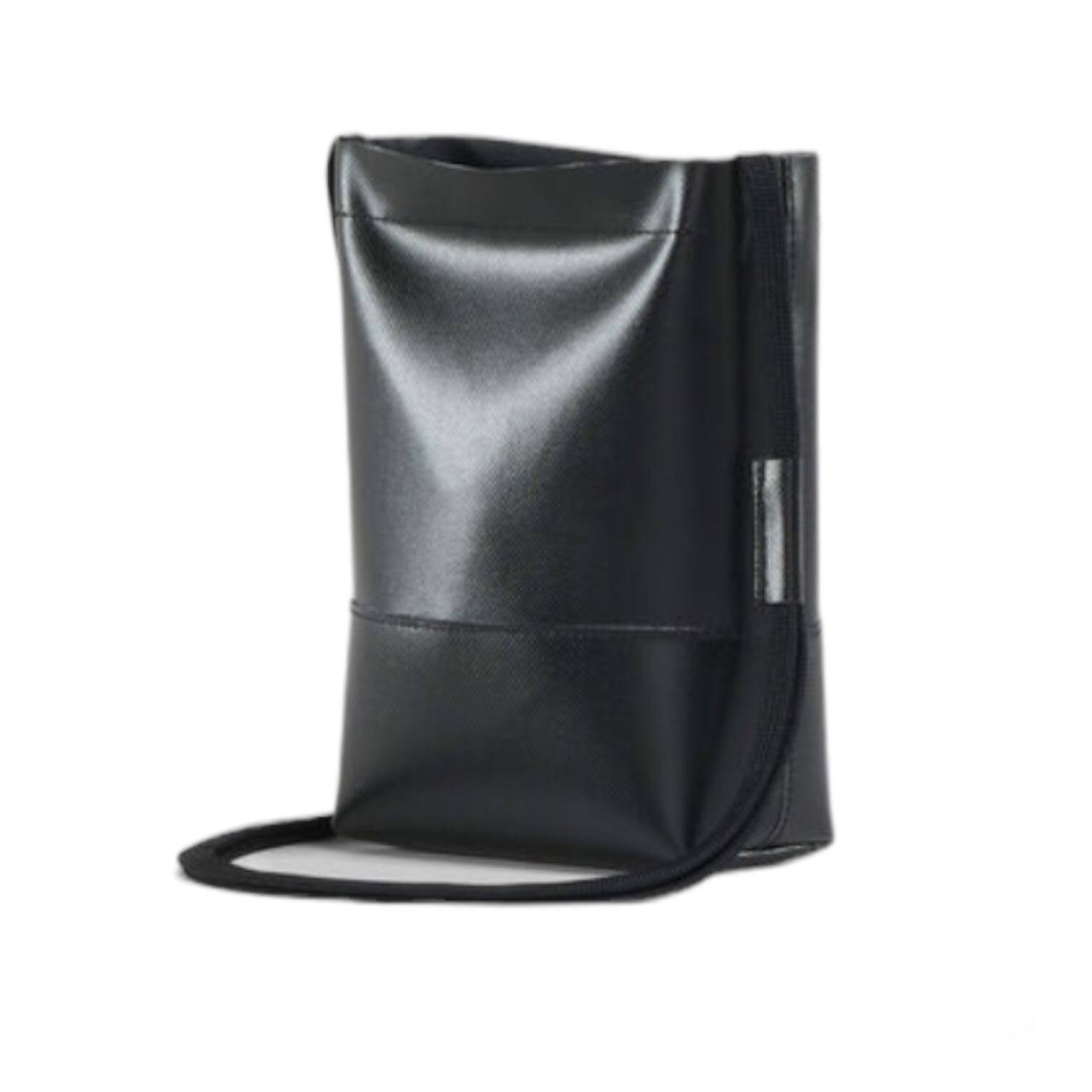 MARNI - ブラック シューレースストラップ付き クロスボディバッグ