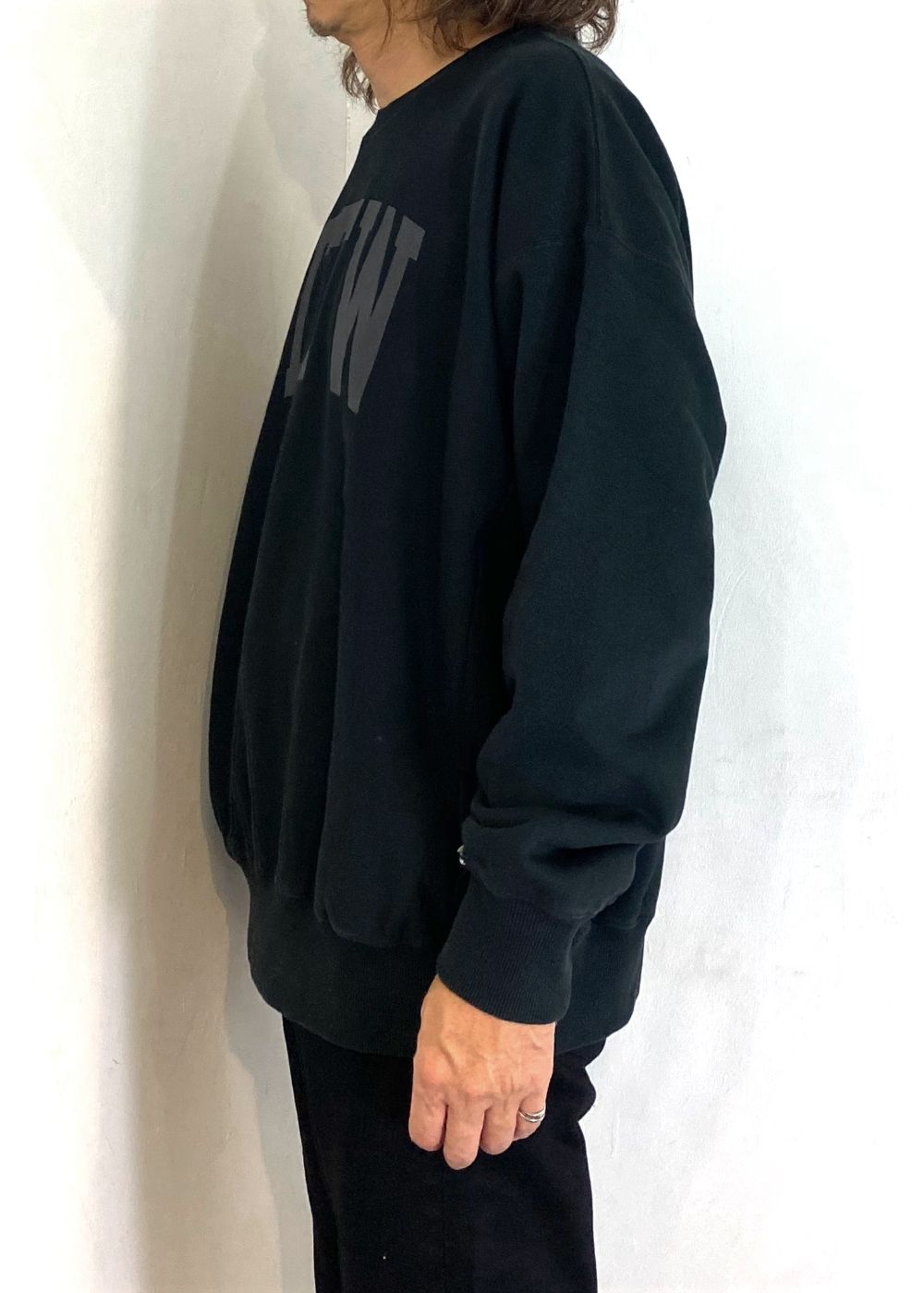 ROTTWEILER - R9 RTTW SWEATER (BLACK) / オリジナル クルーネック