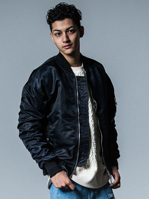 RESOUND CLOTHING - DAVID JACKET / RC33-JK-003 / MA-1 / ブラック | LUKE