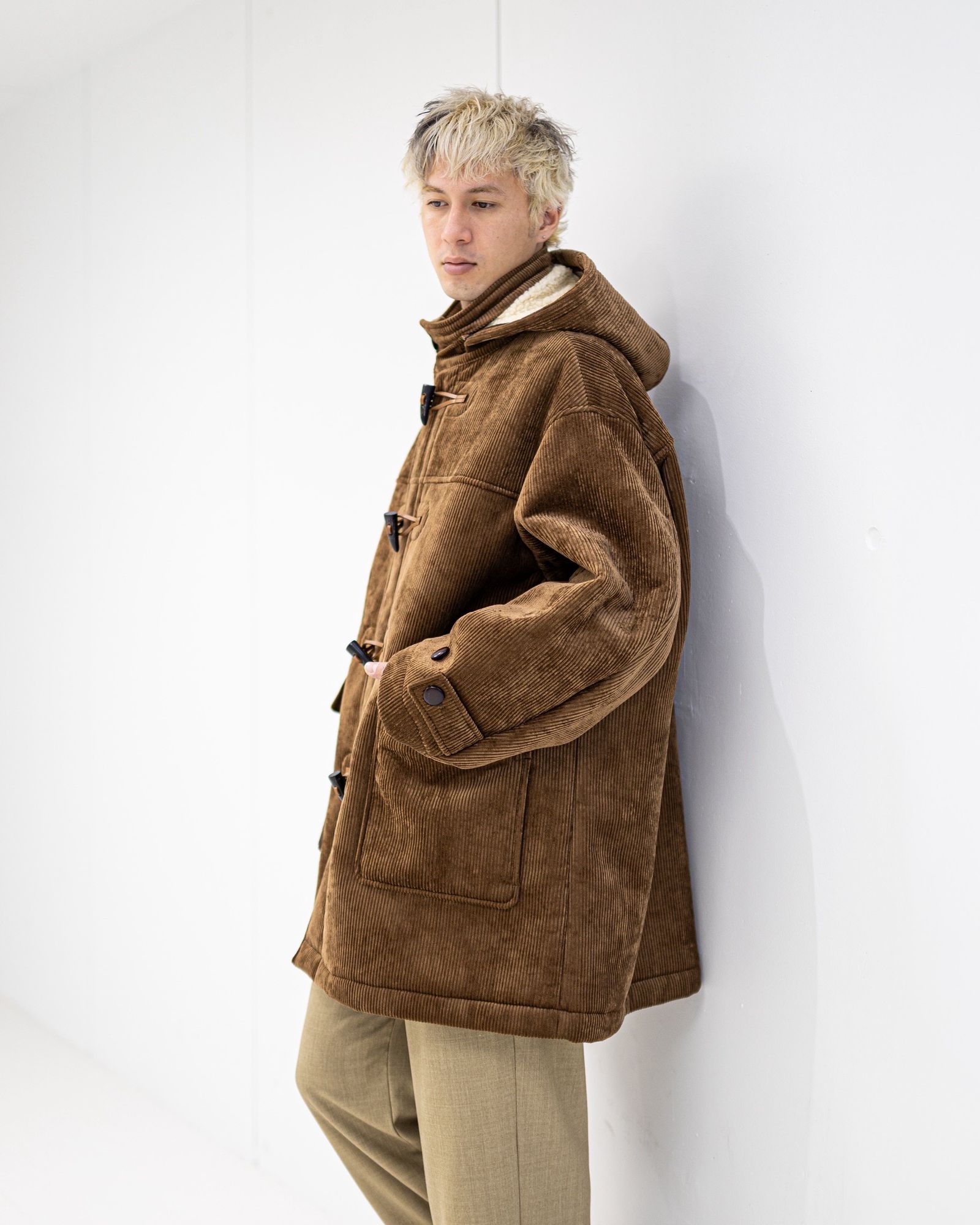 FreshService - フレッシュサービス SHERPA CORDUROY DUFFLE COAT