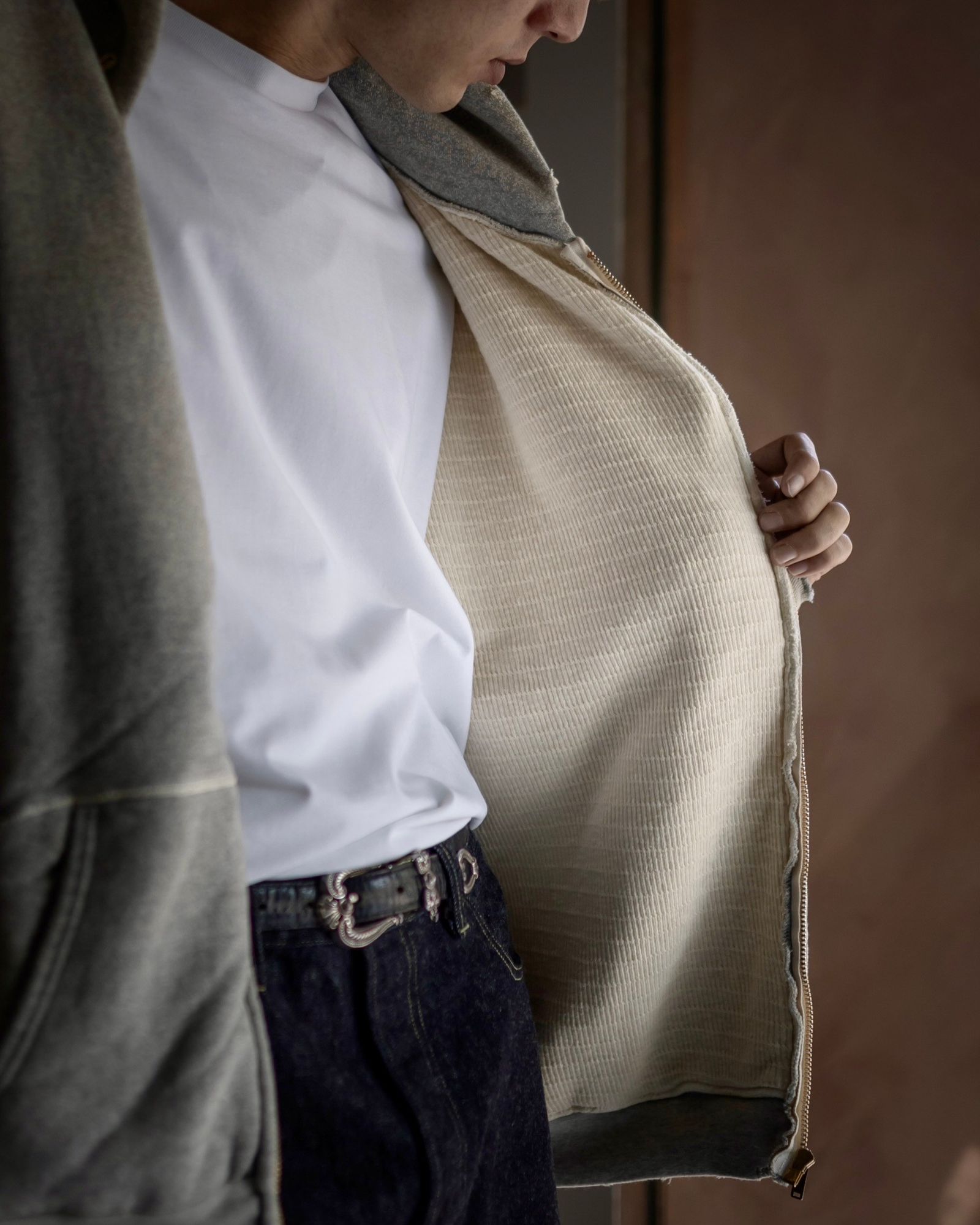 A.PRESSE - アプレッセ Vintage Zip Sweat Hoodie(24AAP-05-09K)ASH