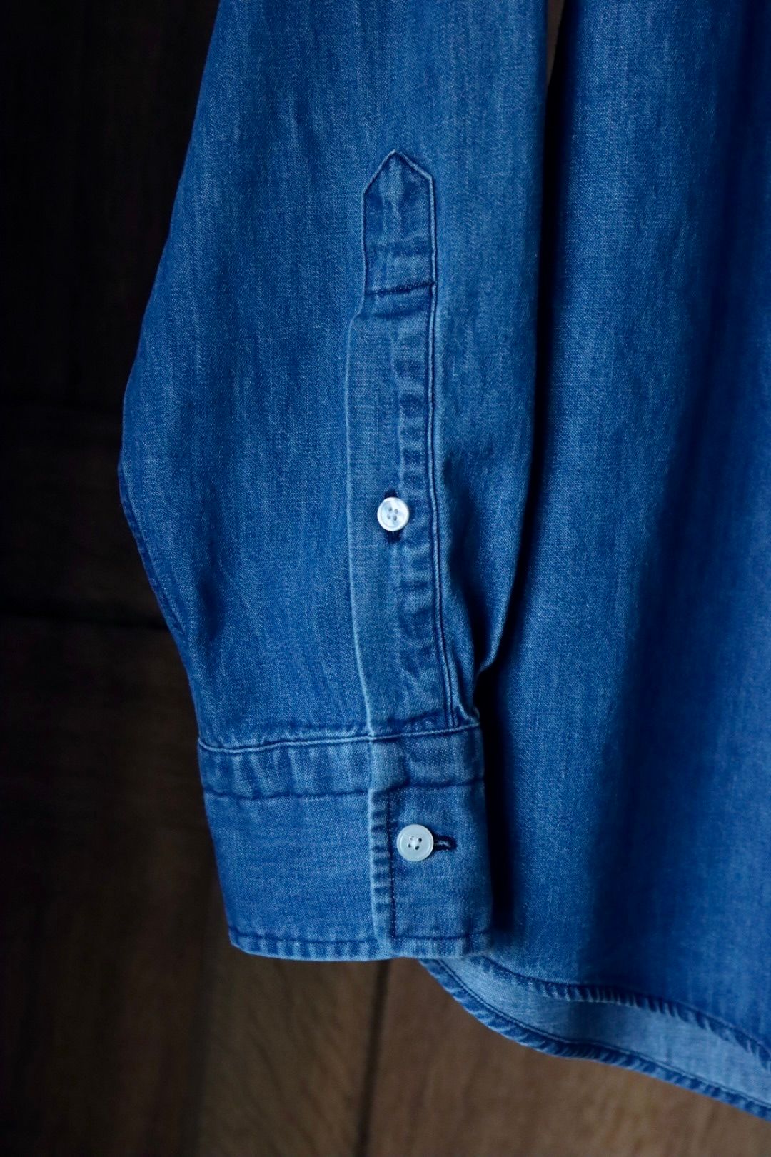 A.PRESSE - アプレッセ24SSデニムシャツ Washed Denim Shirt(24SAP-02