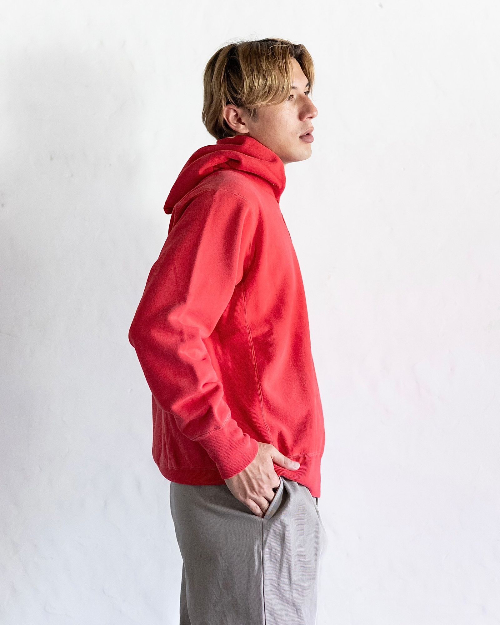 A.PRESSE - アプレッセ Vintage Half Zip Sweat Hoodie (24AAP-05-07K