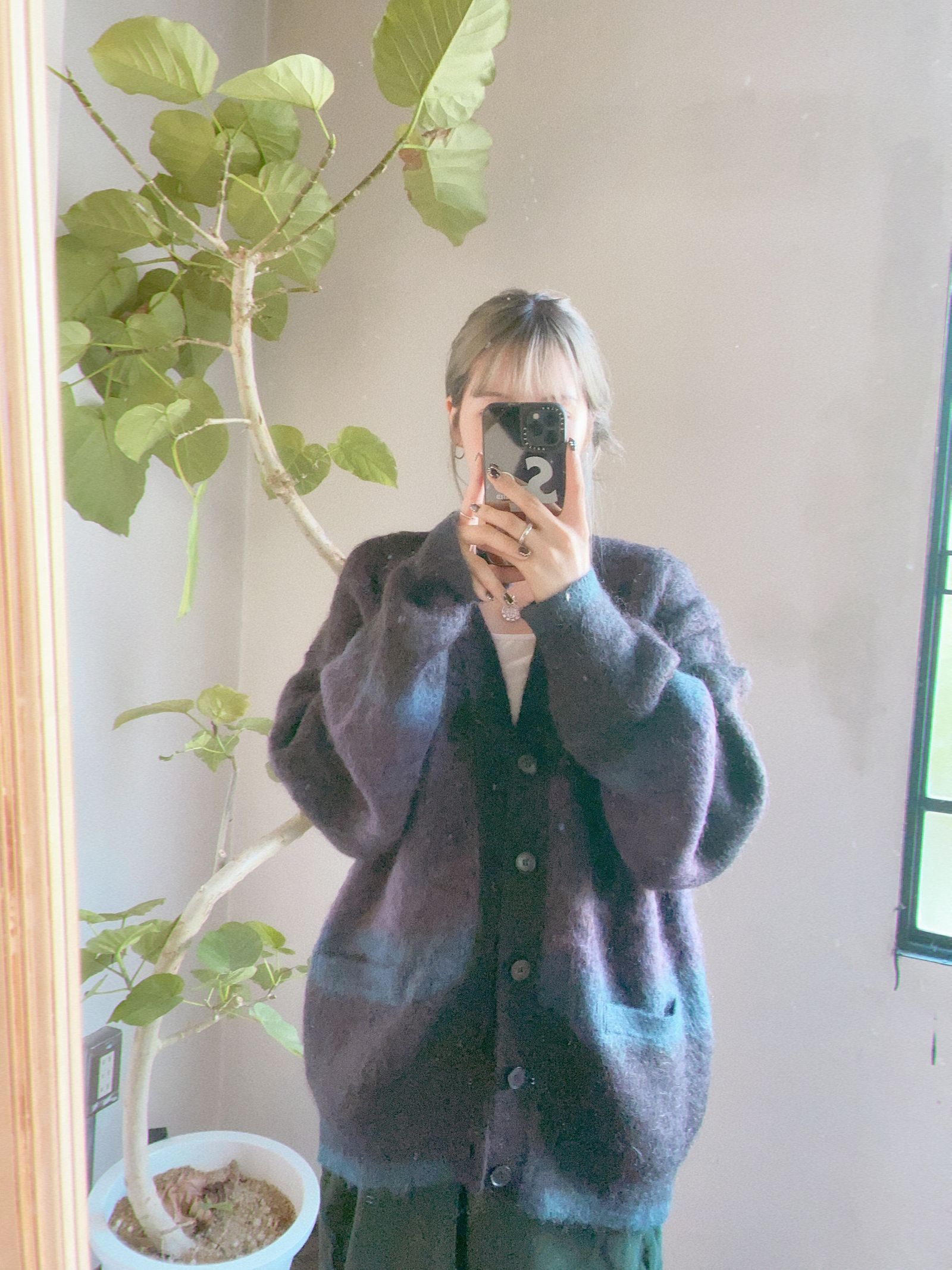 YOKE - ヨーク23AW MOHAIR BORDER CARDIGAN(YK23FW0571S)BLACK | MARK