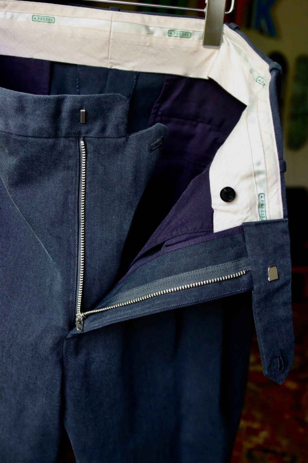 A.PRESSE - アプレッセ23AW Type.2 Chino Trousers (23AAP-04-15H)NAVY