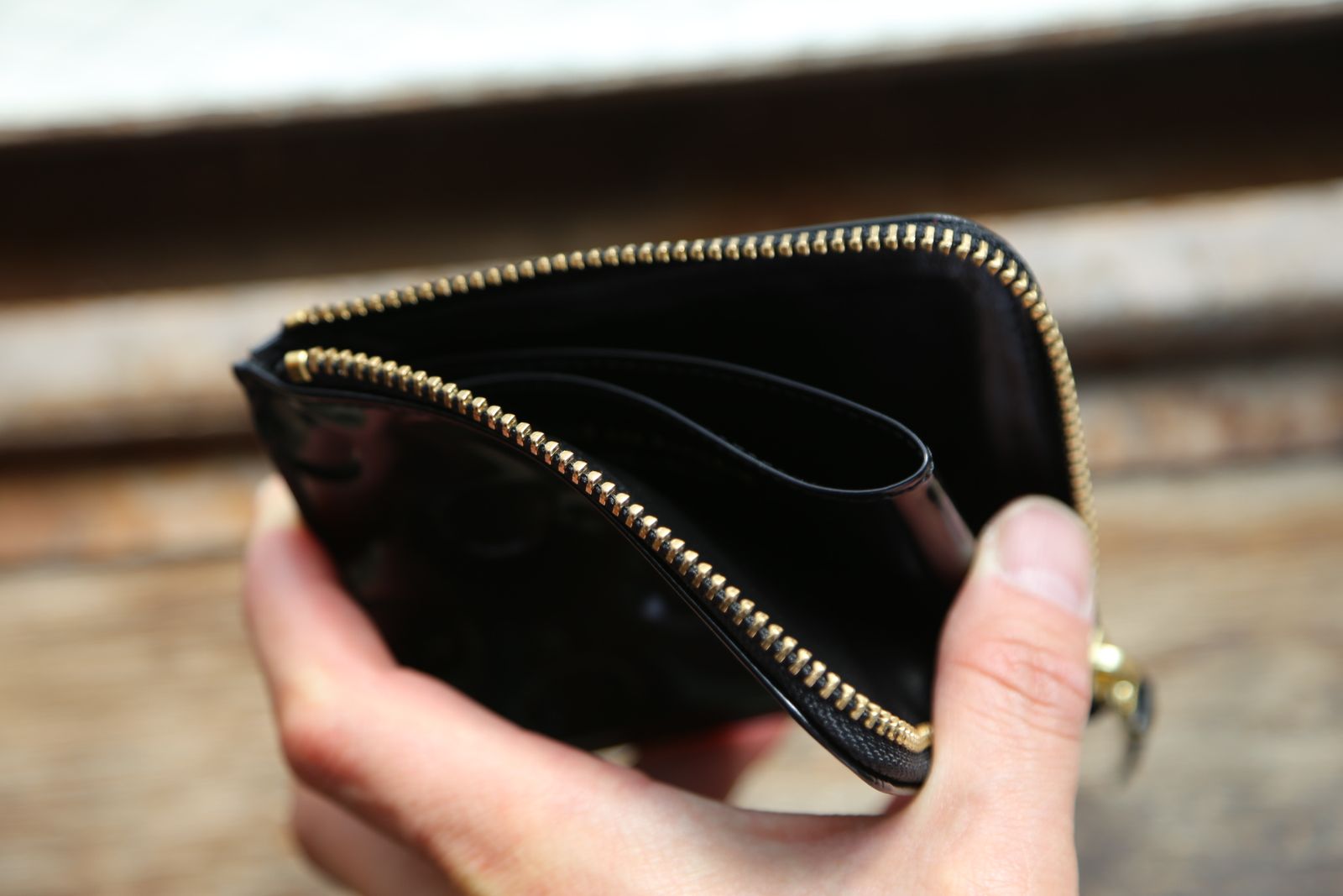 Wallet COMME des GARCONS - コムデギャルソン L字型ZIP財布(SA3100NE