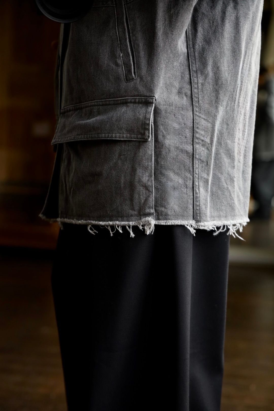 YOKE - ヨーク25SS カバーオールCOTTON CUT-OFF COVERALL JACKET