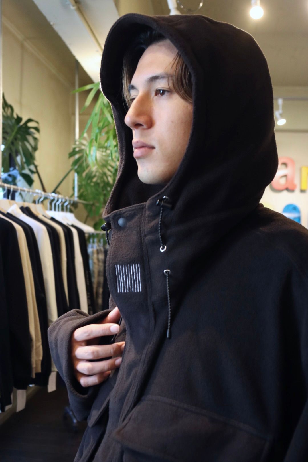 S.F.C 新作FLEECE HOODIE JACKET