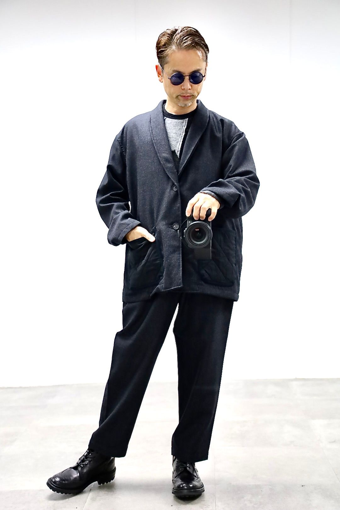 COMME des GARCONS HOMME - コムデギャルソンオム25FW ウール千鳥格子