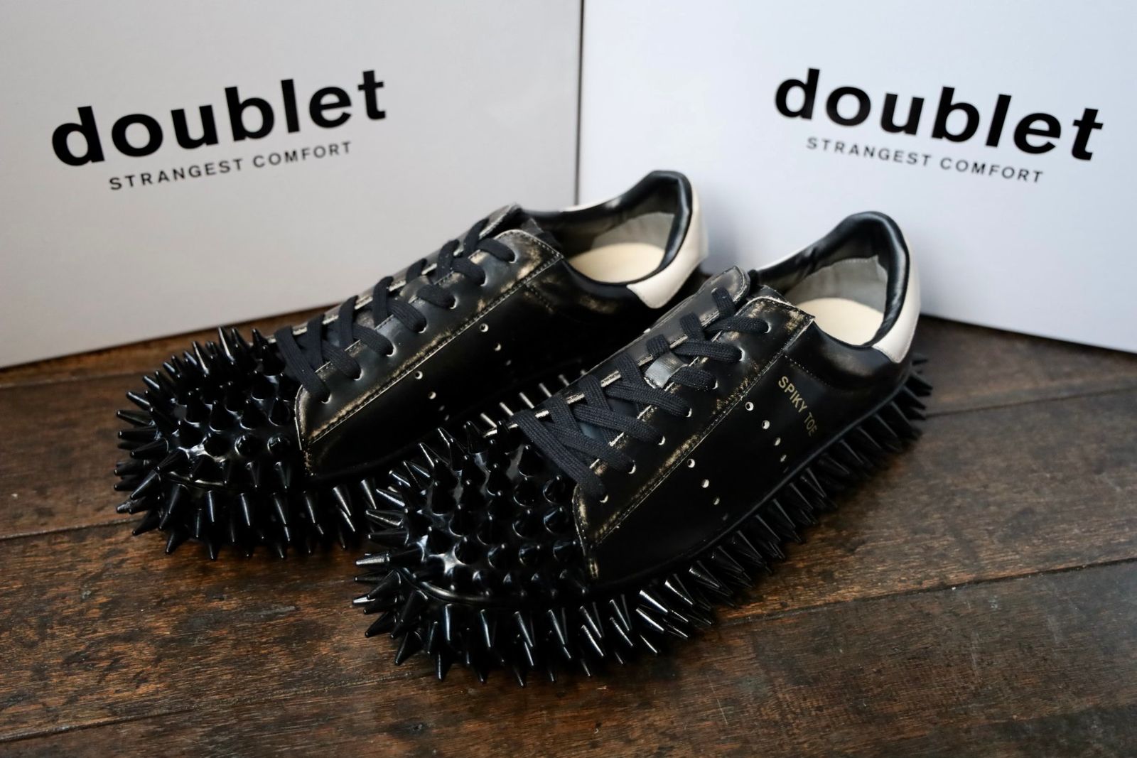 doublet - doublet 25AW スニーカーSPIKY LEATHER SNEAKER (25AW76FT63