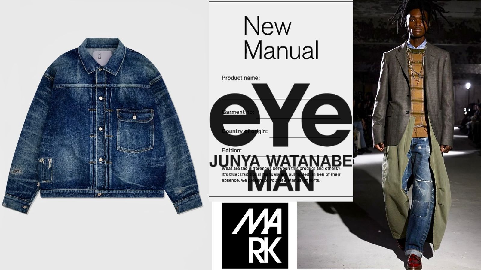 eYe JUNYA WATANABE MAN × New Manualコラボレーションデニム☆10月18