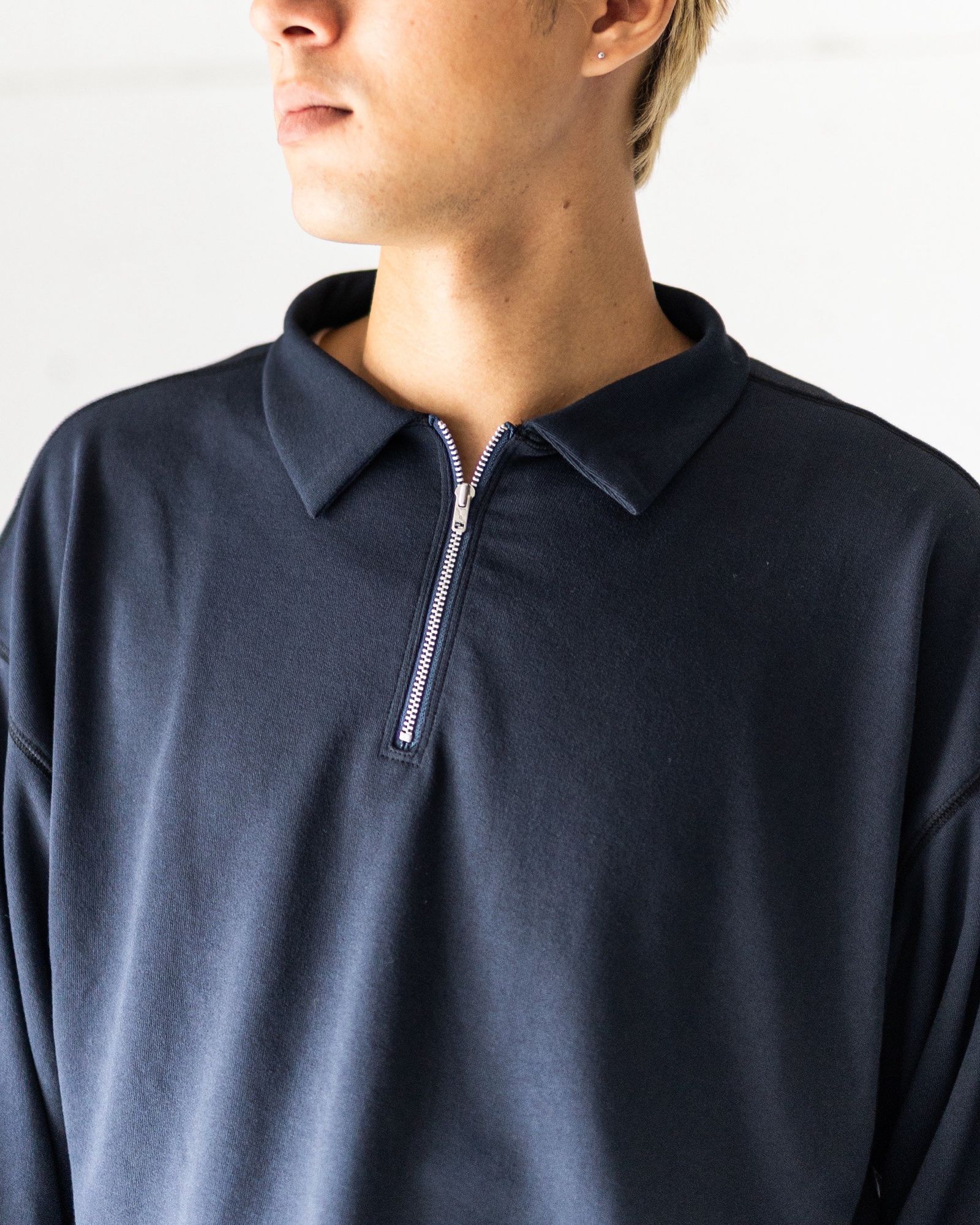FOUNDOUR HALF ZIP LONG SLEEVE SHIRT 新作発売！ | 6903 | MARK