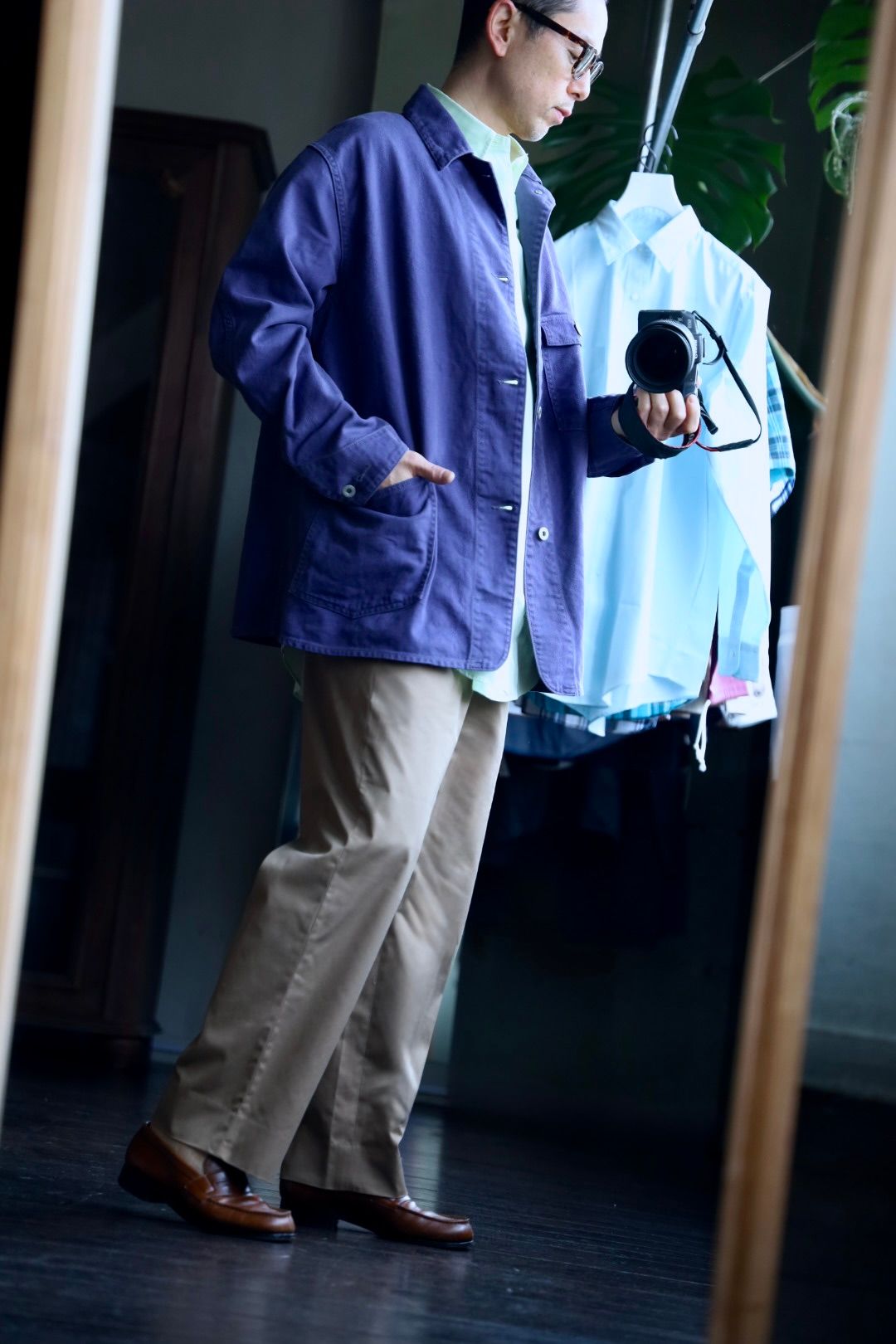 FOUNDOUR - ファウンダ 25SS COVERALL JACKET(015FD251001)BLUE | MARK