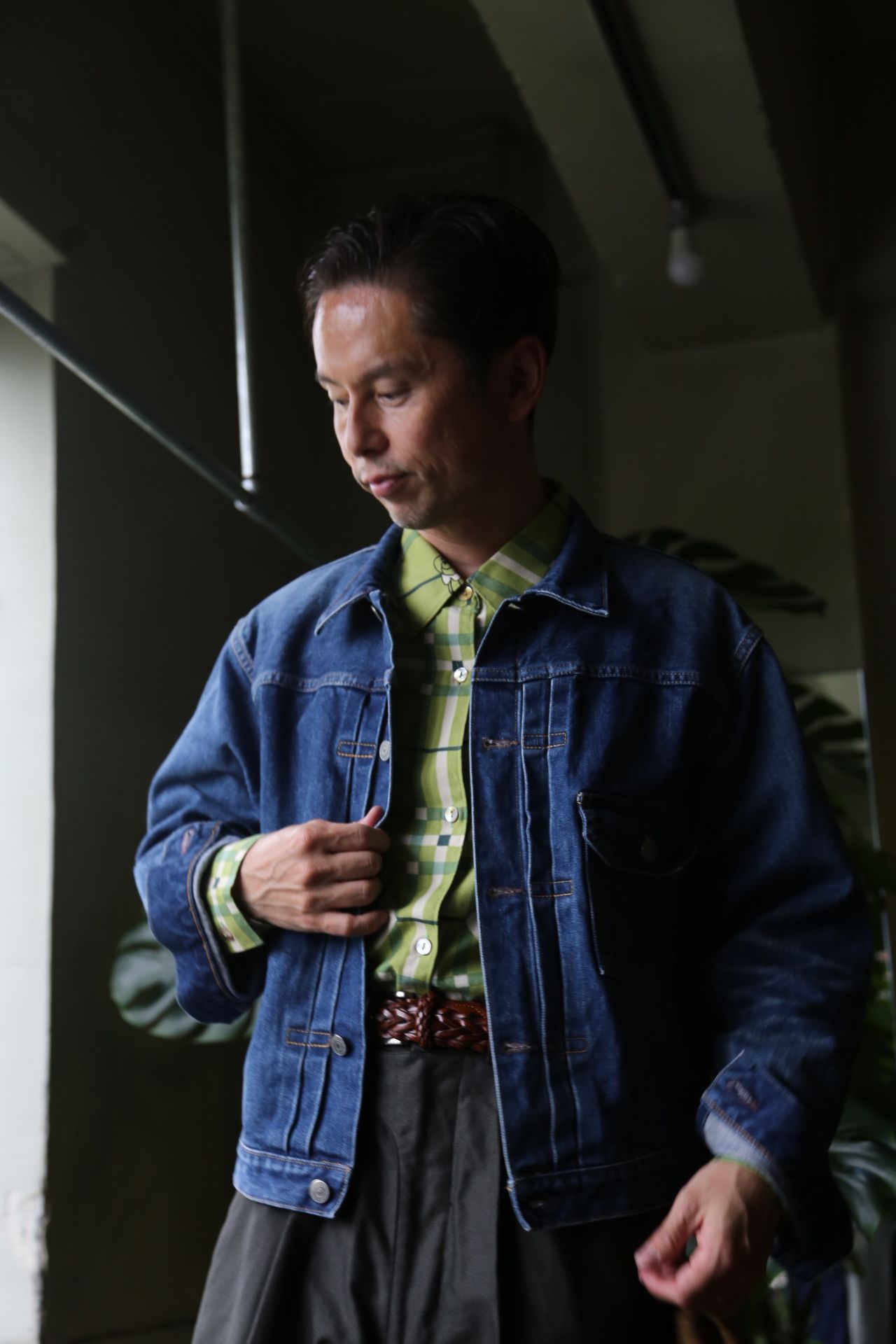 CIOTAシオタ本藍スビンコットン13.5ozデニムGジャン