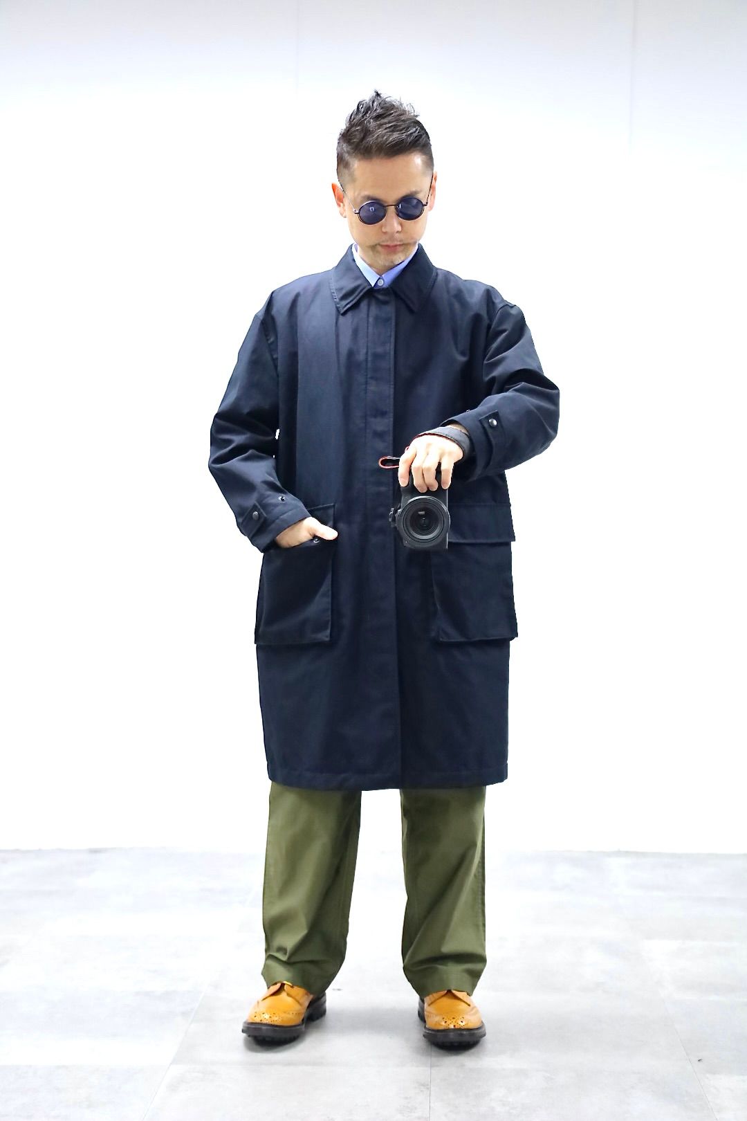 COMME des GARCONS HOMME - コムデギャルソンオム26SS 綿麻強撚サージ