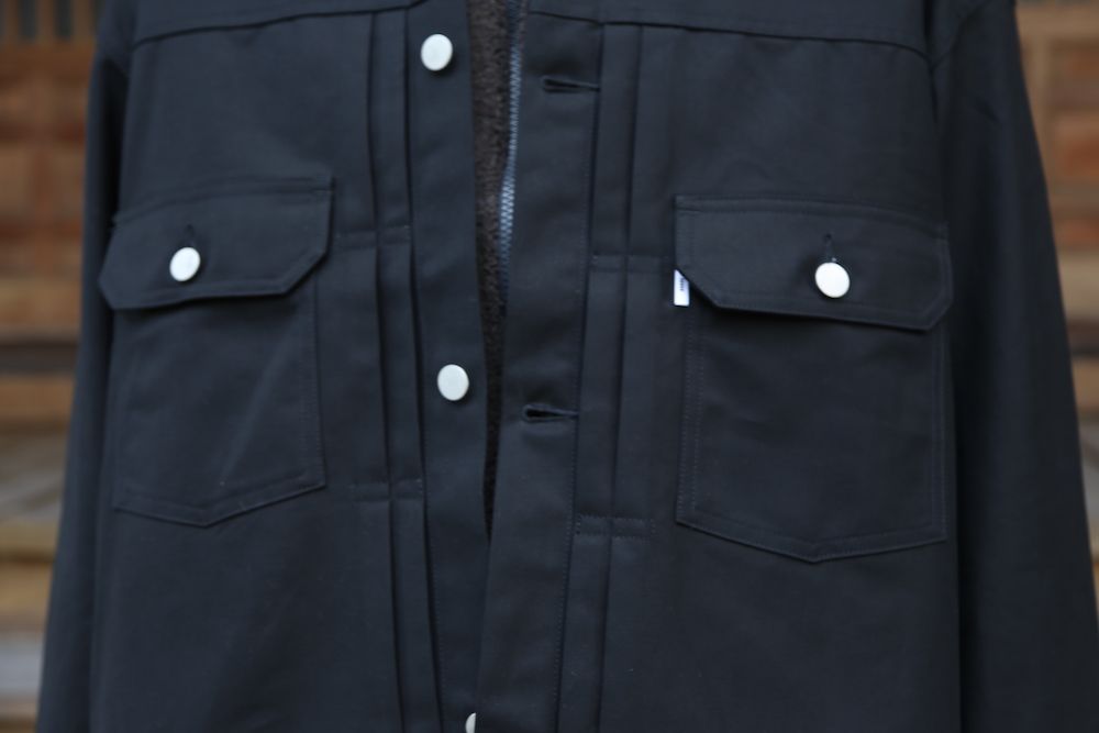 Graphpaper2020AW 新作Double Cloth Peach Trucker Jacket style