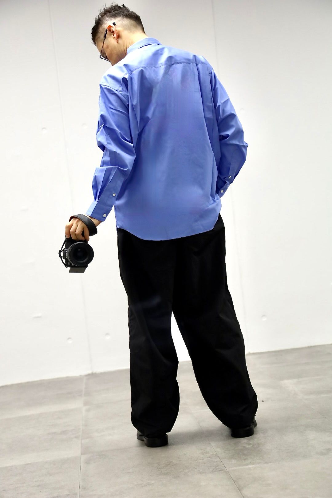 COMME des GARCONS HOMME - コムデギャルソンオム 綿ブロードL/Sシャツ