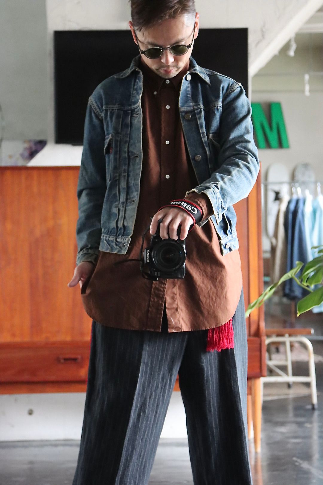 A.PRESSE BD Oxford Shirt(22SAP-02-05H)BROWN style | 2200 | MARK