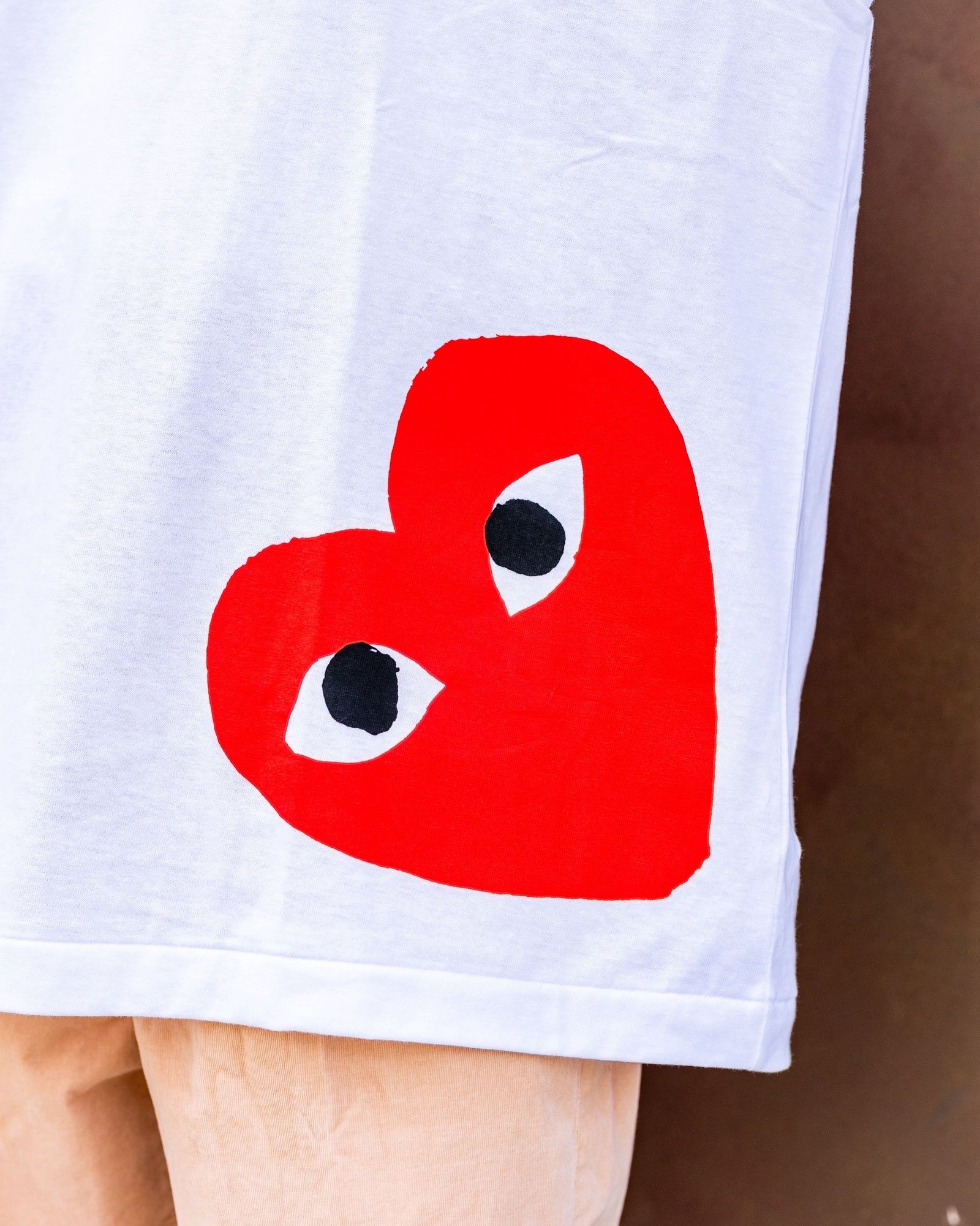 PLAY COMME des GARCONS 新作オーバーサイズロゴTシャツstyle.2025.6