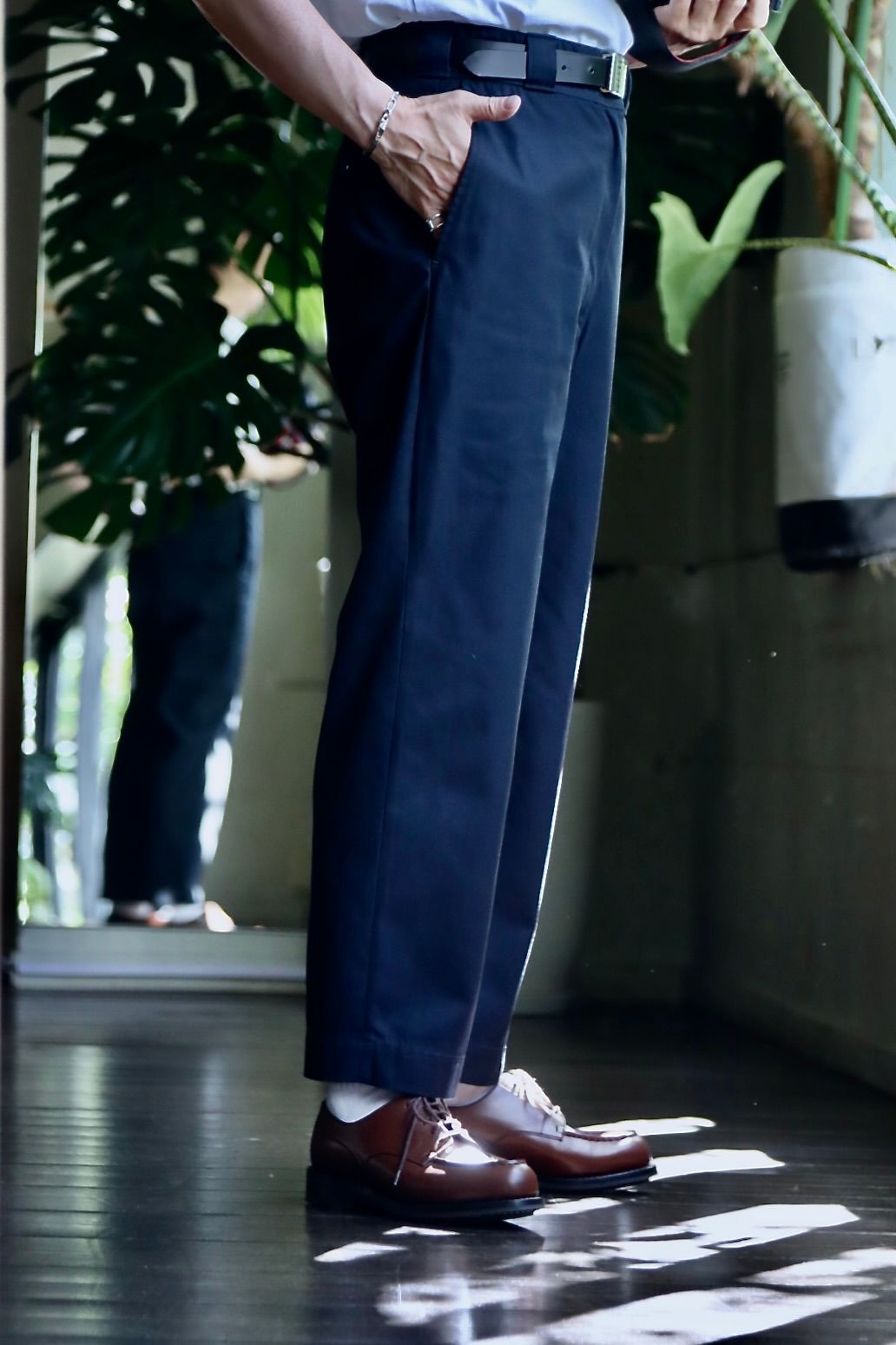 A.PRESSE - アプレッセ Work Chino Trousers (23AAP-04-22M)NAVY | MARK