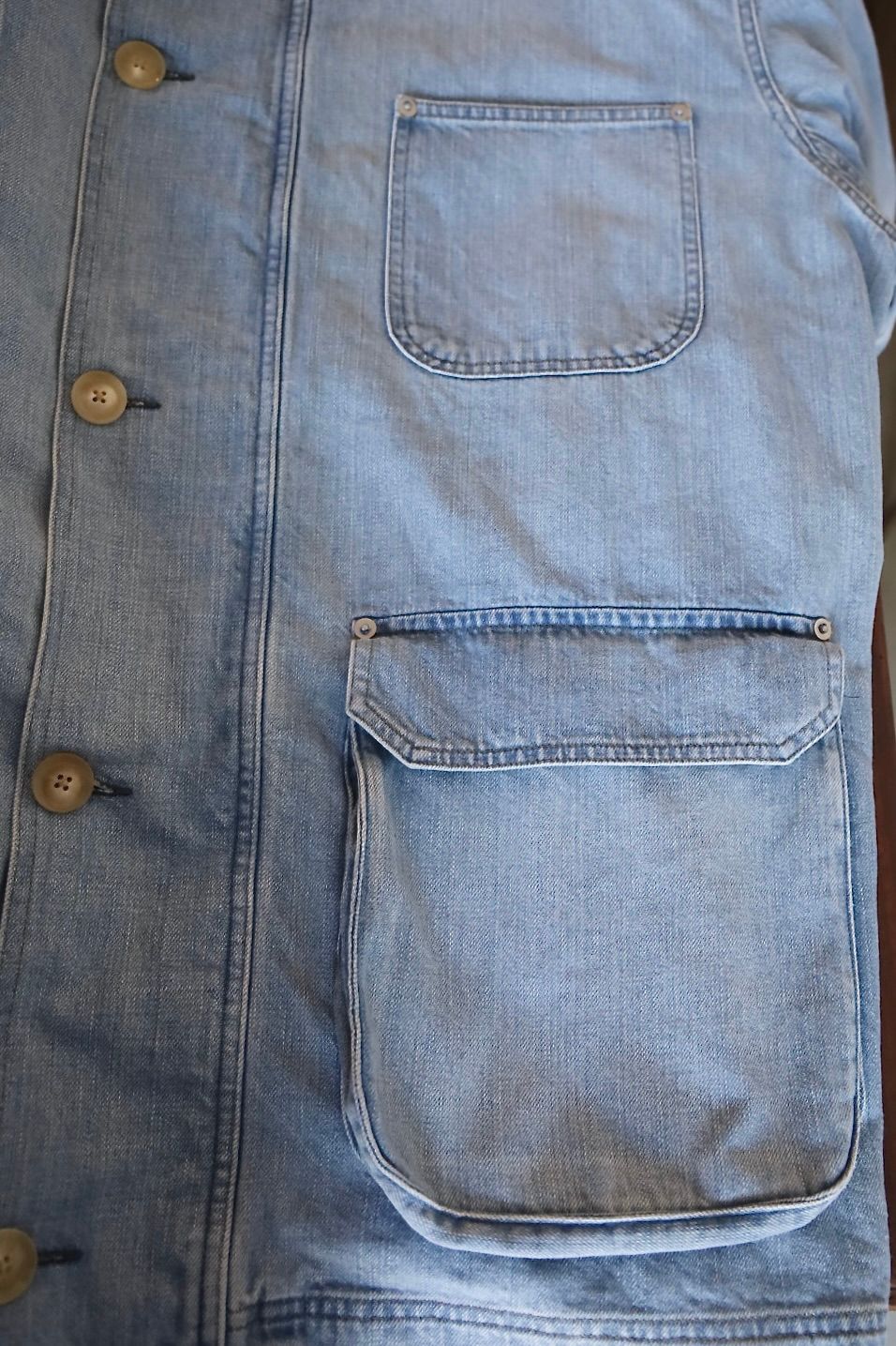 YOKE - ヨーク 25FW VINTAGED DENIM COVERALL HALF COAT(YK25FW01067C