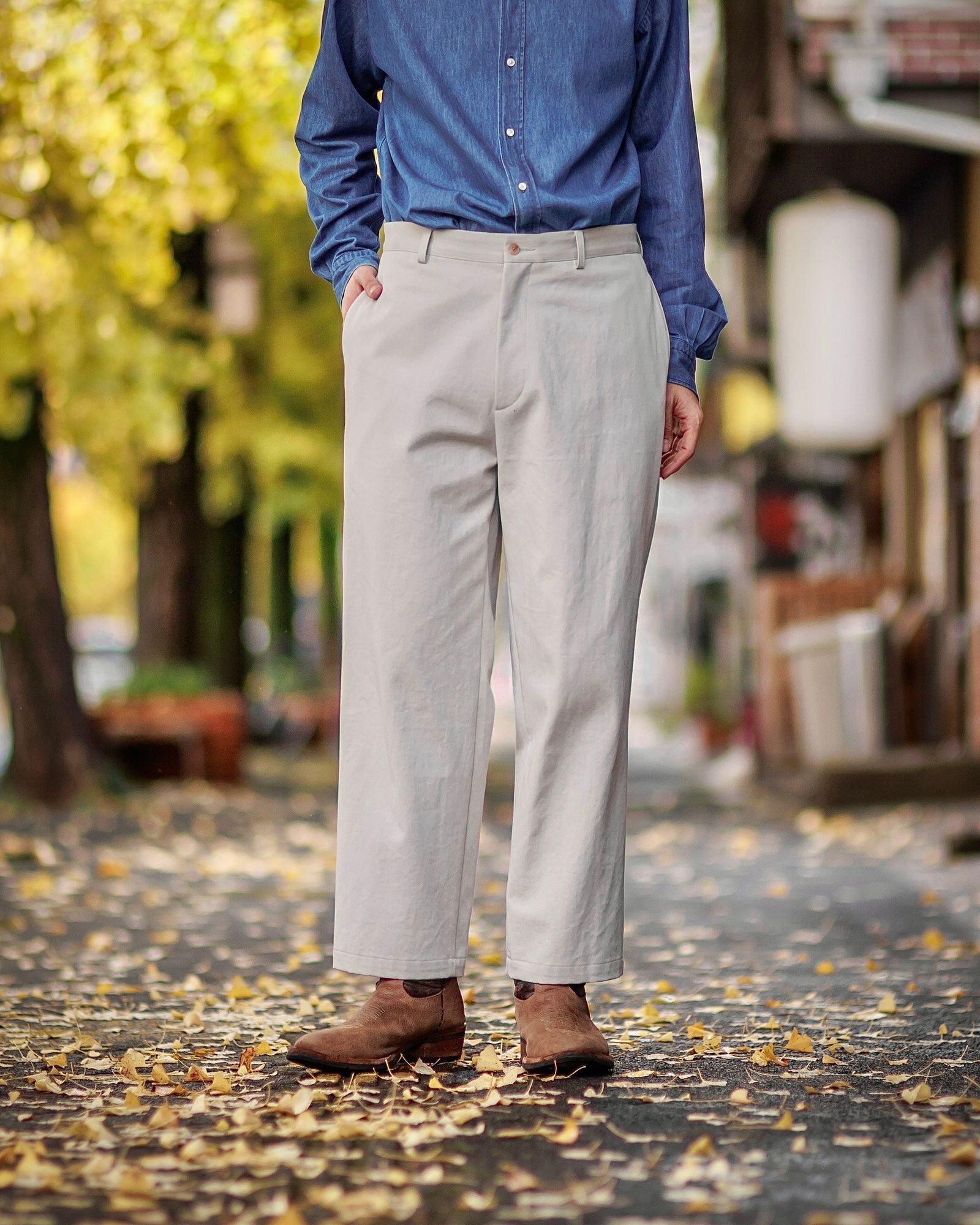A.PRESSE - アプレッセ Type.3 Chino Trousers(25SAP-04-16H)ECRU☆11