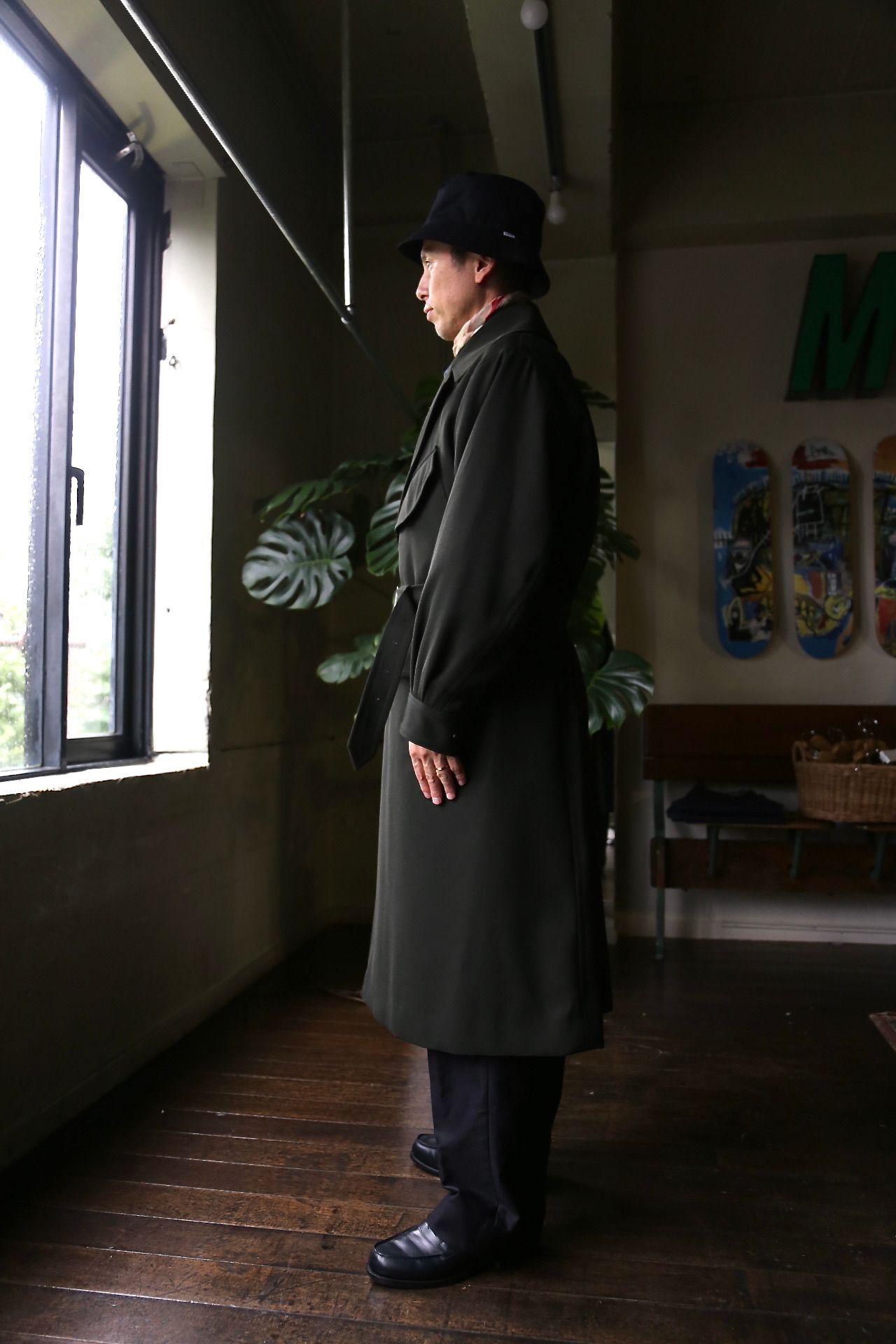 blurhms Wool Surge Motorcycle Coat 