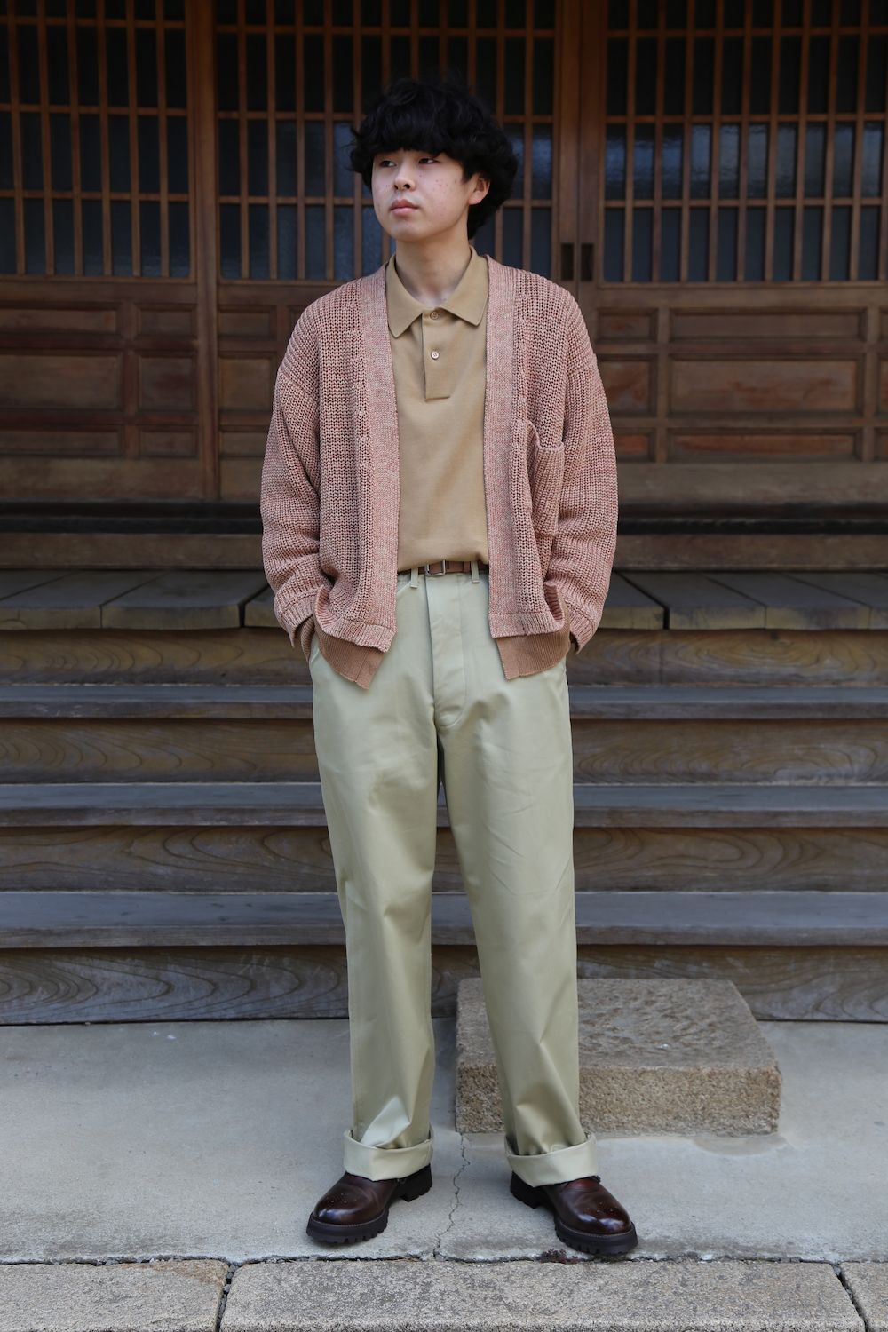 YOKE 5G CONNECTING RIB CARDIGAN(YK21SS0223S) style. 2021.03.24