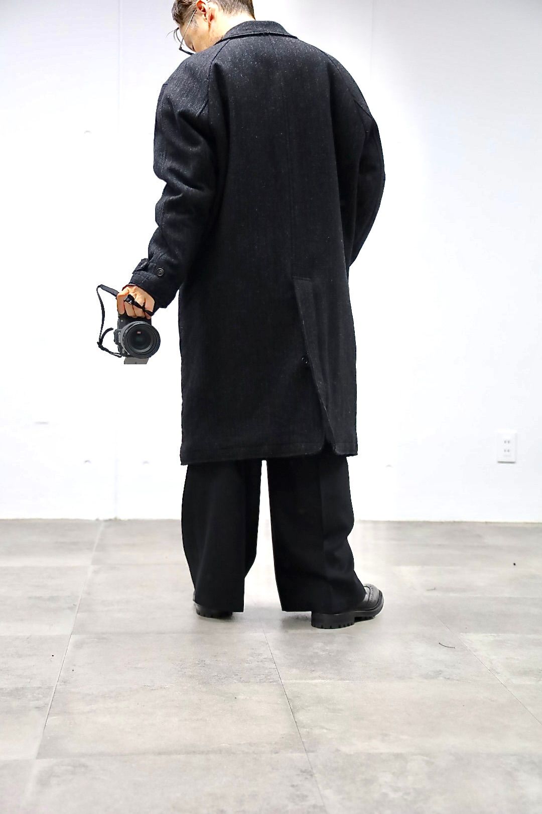 COMME des GARCONS HOMME ストライプダッフルコートスタイル2025.10.3