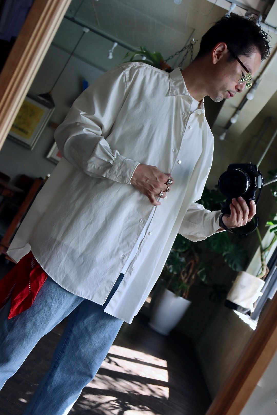 A.PRESSE Regular Collar Shirt