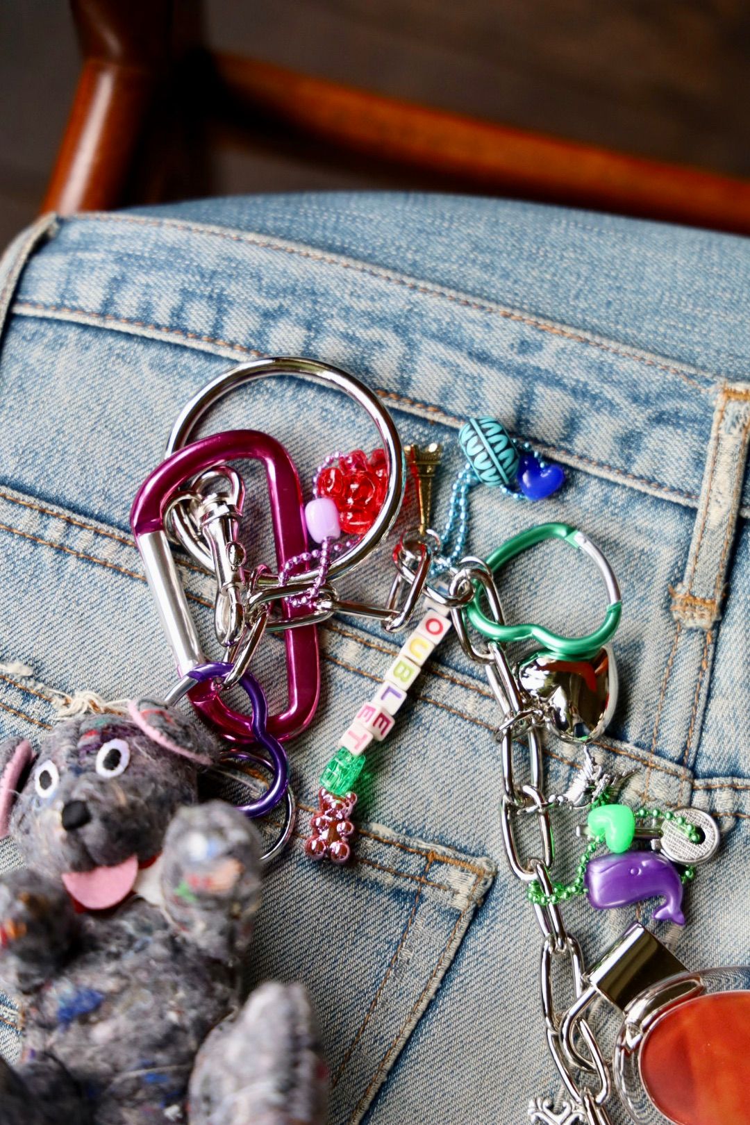 doublet - ダブレット25AW KEY CHAIN WITH DOG DOLL(25AW91AC36) MULTI