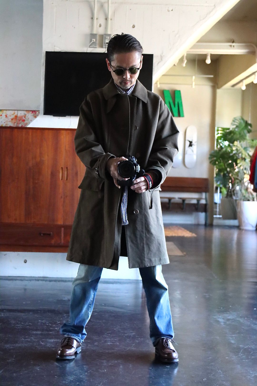 A.PRESSE Motorcycle Half Coat