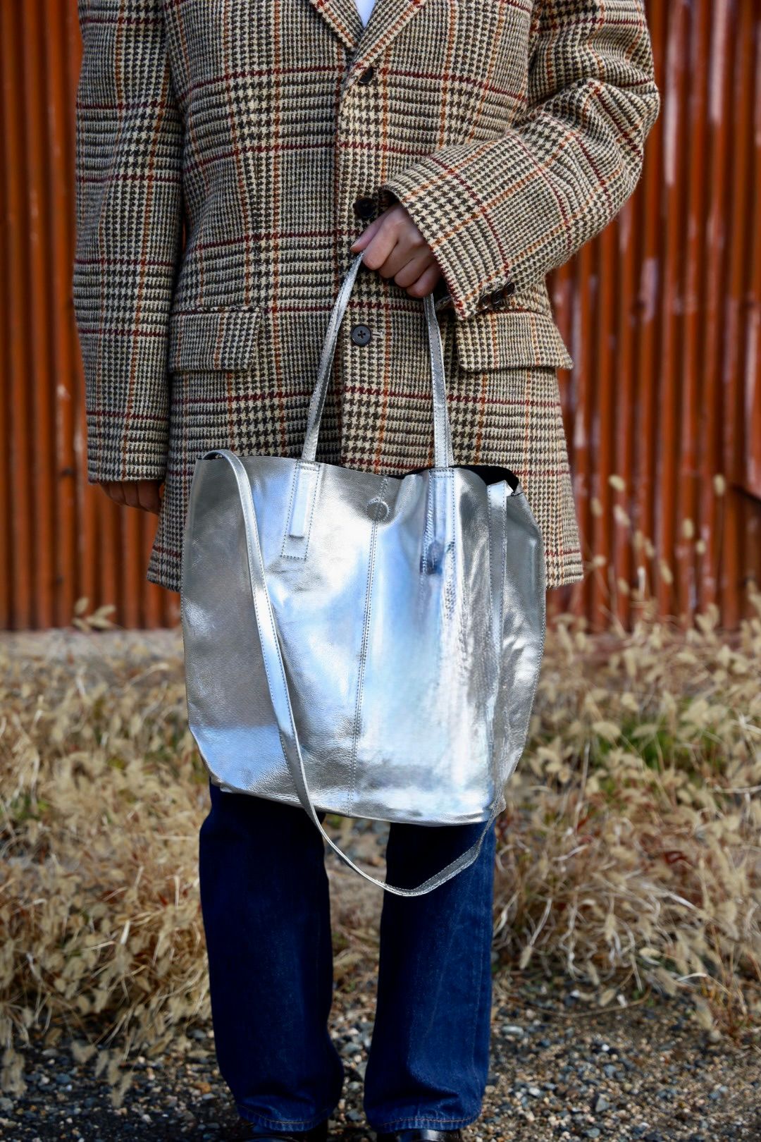 Morphée - Morphee / モルフェ 3WAY MIDIUM TOTE(LONG)SILVER | MARK