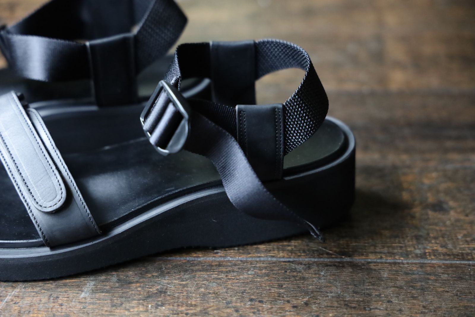 FOOTWORKS - FOOTWORKSフットワークス New Sandals with Velcro Straps