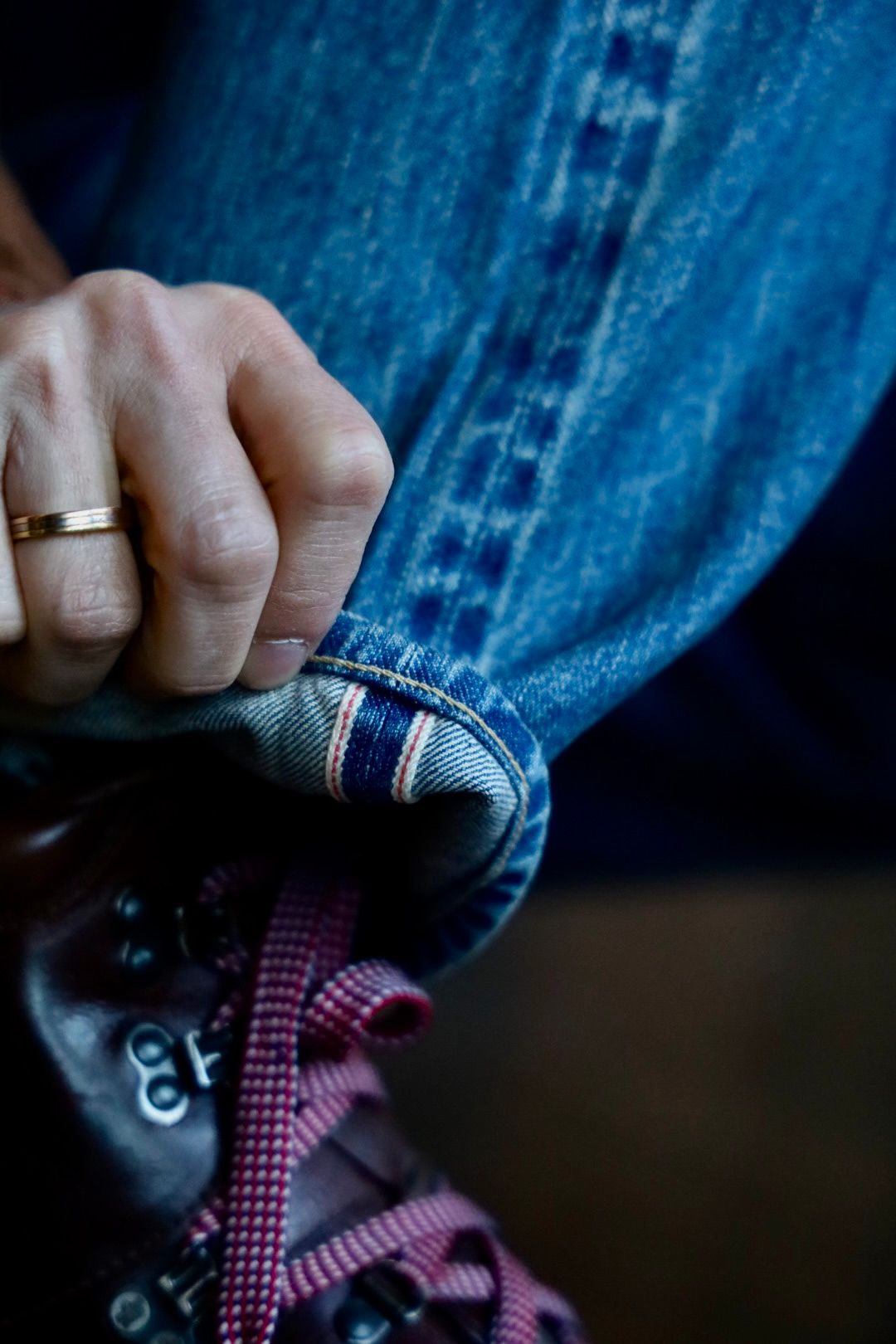 A.PRESSE - アプレッセNo.22 Washed Wide Denim Pants(AP-4003)INDIGO