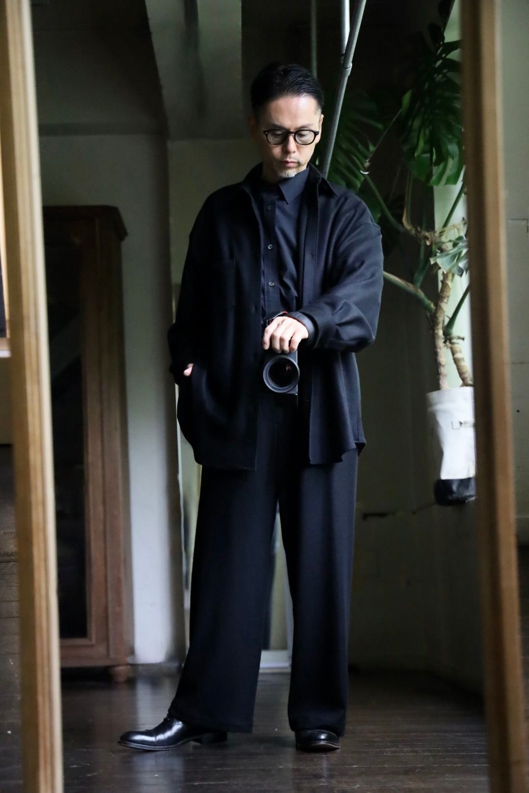 Graphpaper Wool Smooth Flannel セットアップスタイル | 5697 | MARK