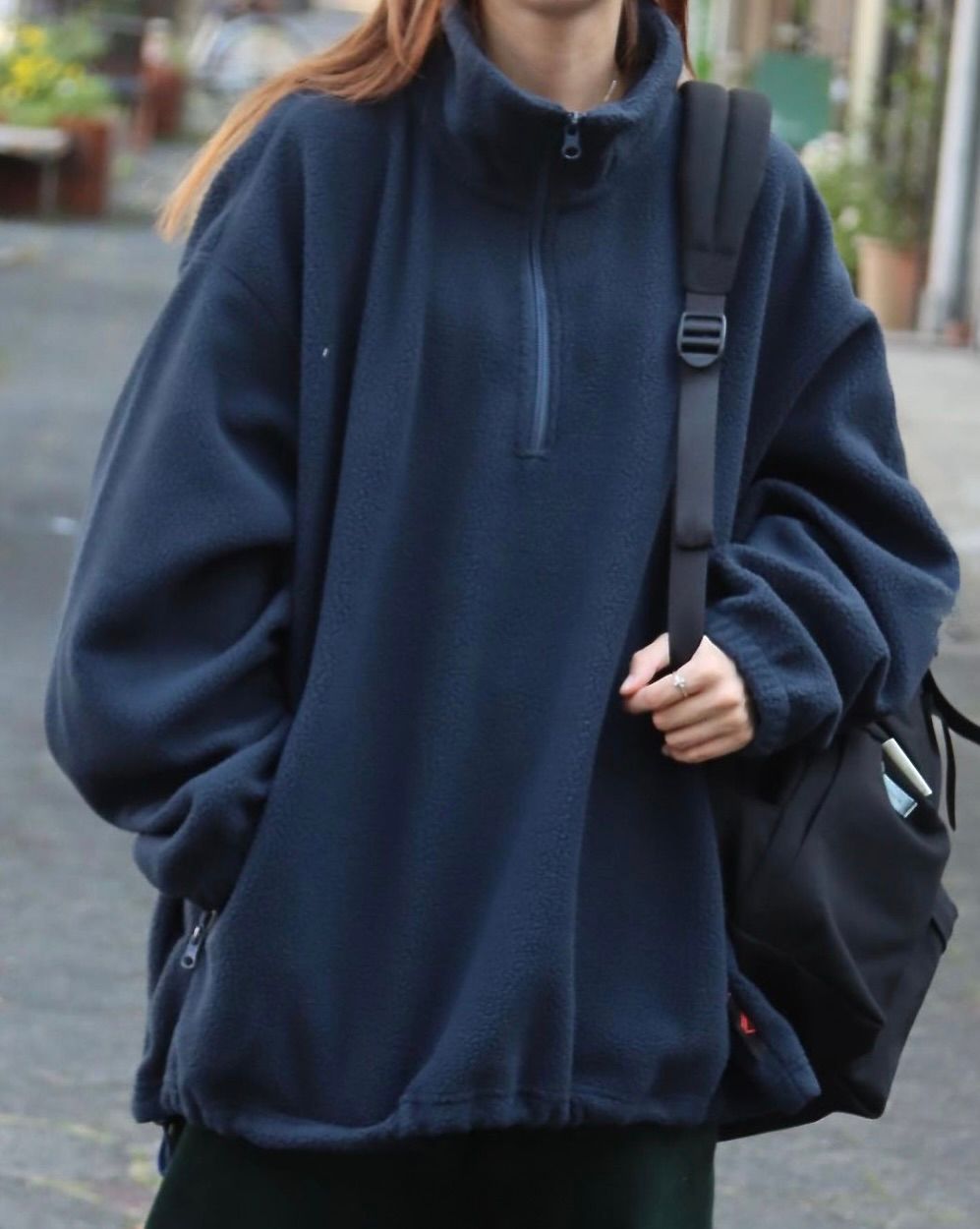 FreshService POLARTEC FLEECE STAND COLLAR PULLOVER