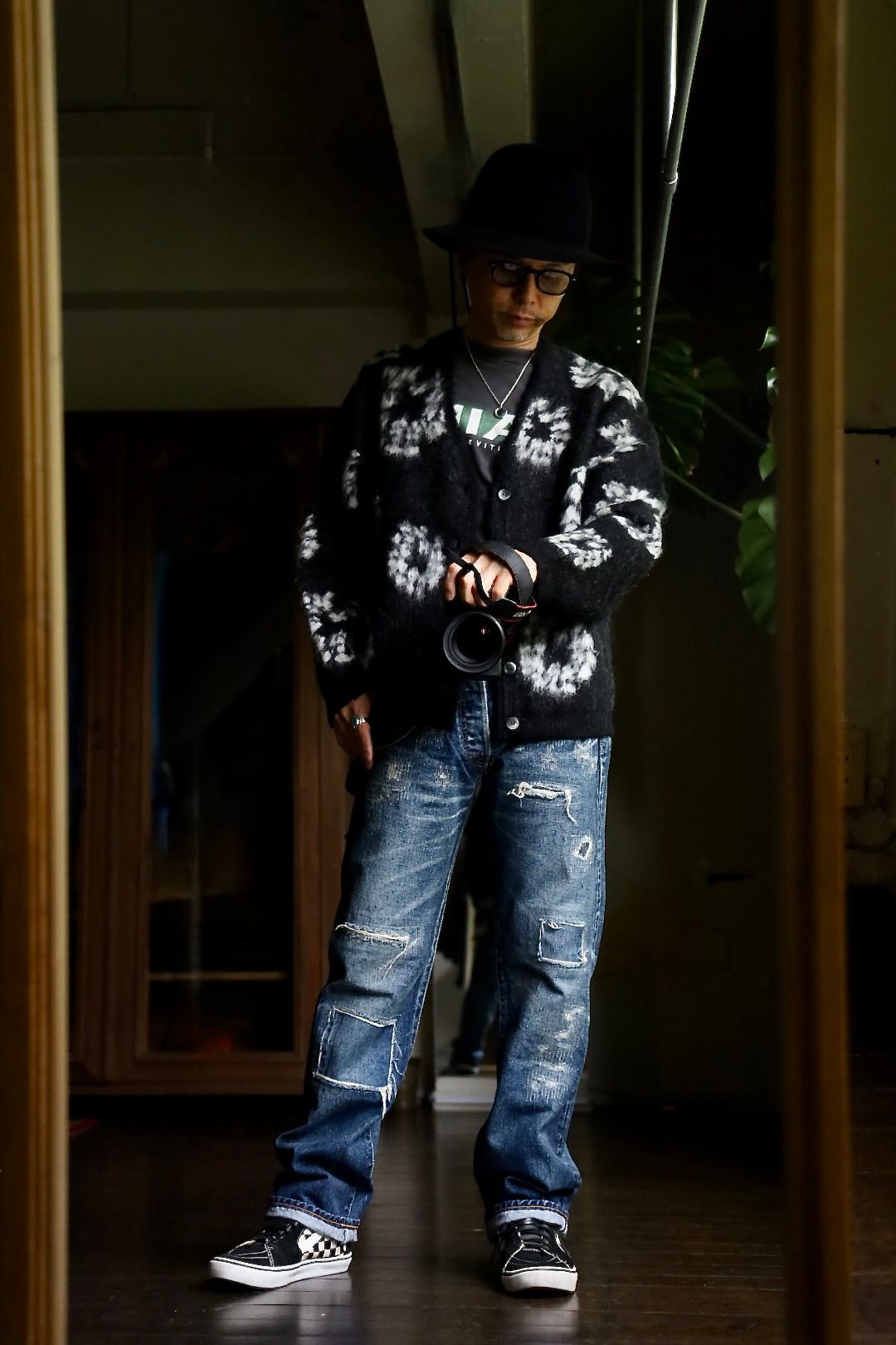 SAINT M×××××× - セントマイケル デニムティアーズコラボ DT_MH