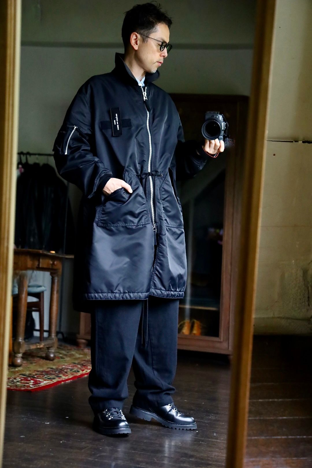 COMME des GARCONS HOMME - コムデギャルソンオム24AW ナイロンツイル