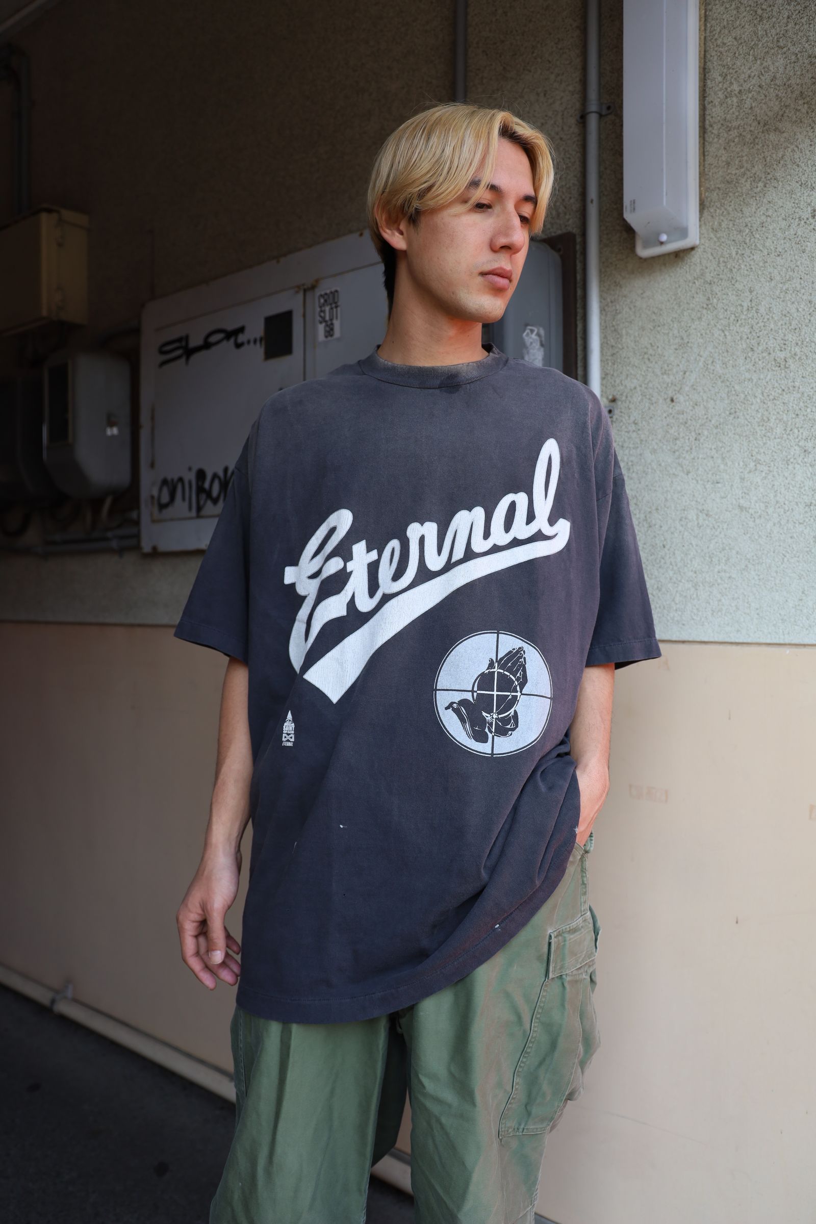 SAINT M×××××× - セントマイケル SNT OF GOD FG_SS TEE (SM-HR8-0000