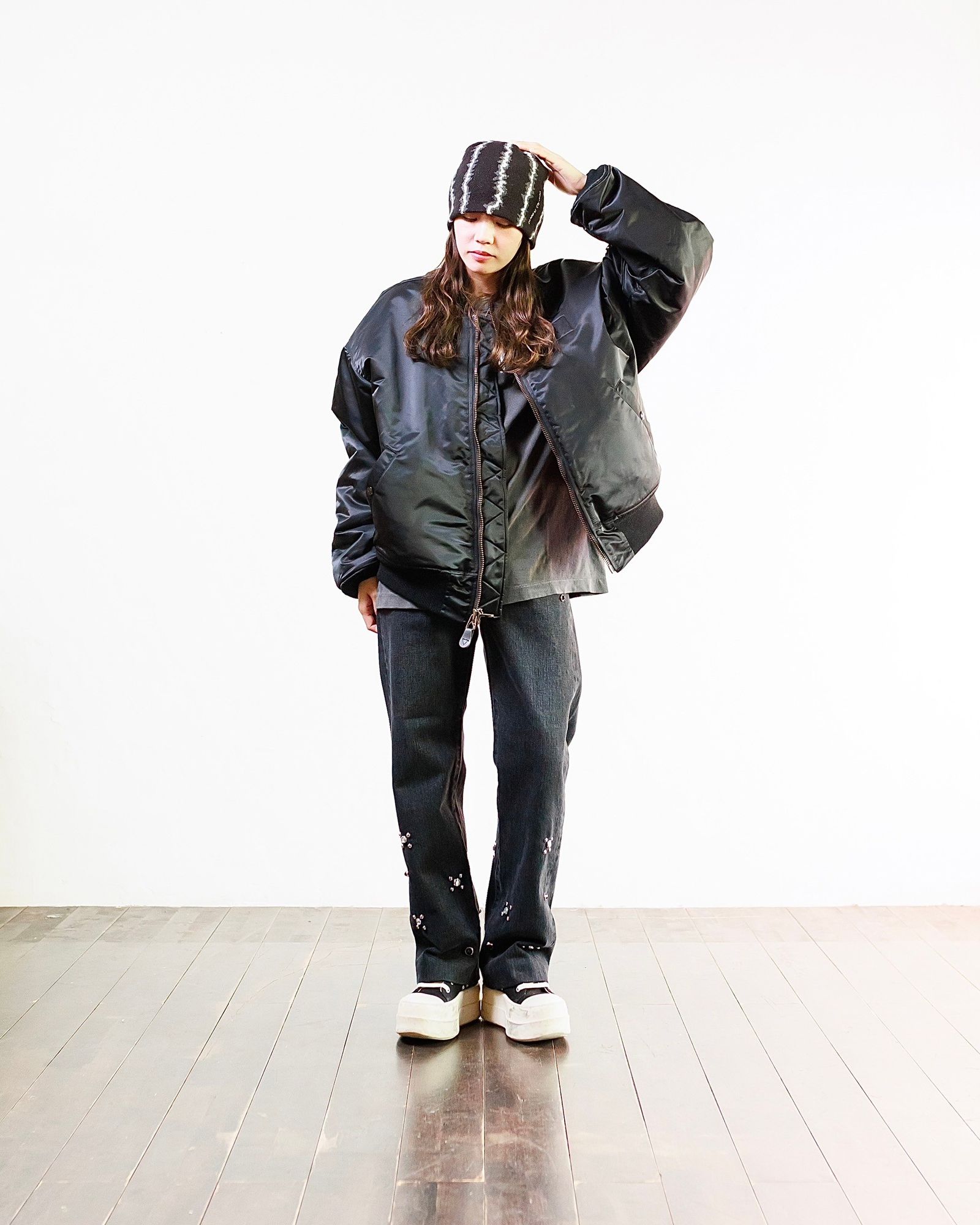 SAINT M×××××× - セントマイケル24AW NO DAMEGE MA-1 (SM-YS1-0000-063