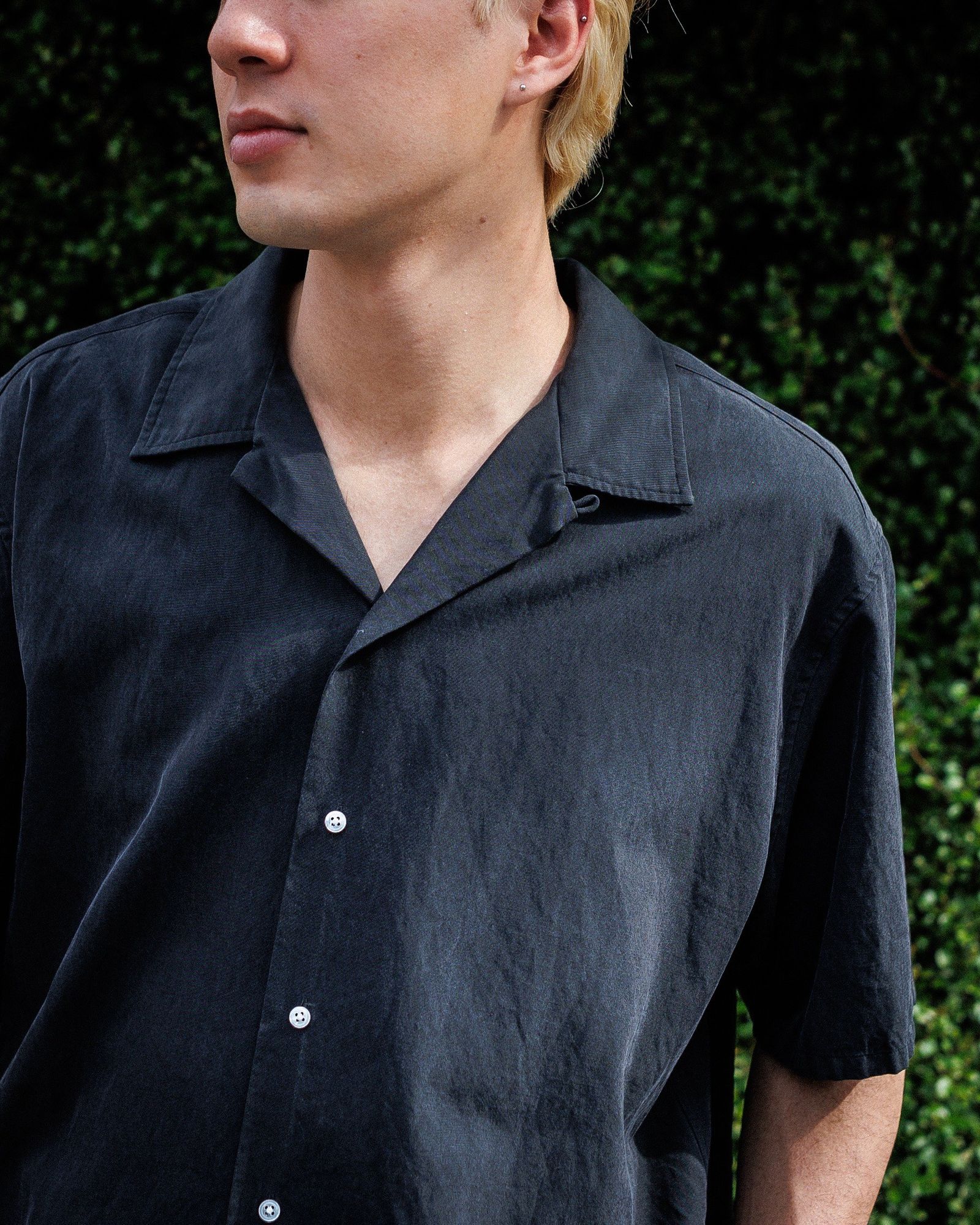 A.PRESSE Silk Cotton Open Collar S/S Shirt 4月26日(土)新作発売