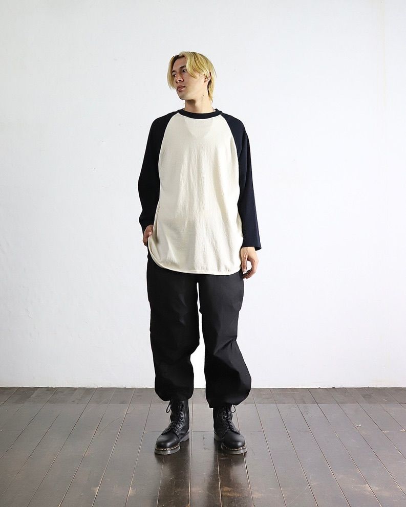 ブラームスルーツストック 24SS Co/Silk Nep Baseball Raglan Tee