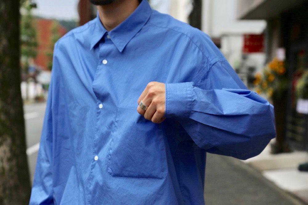 Graphpaper Broad L/S Oversized Regular Collar Shirt