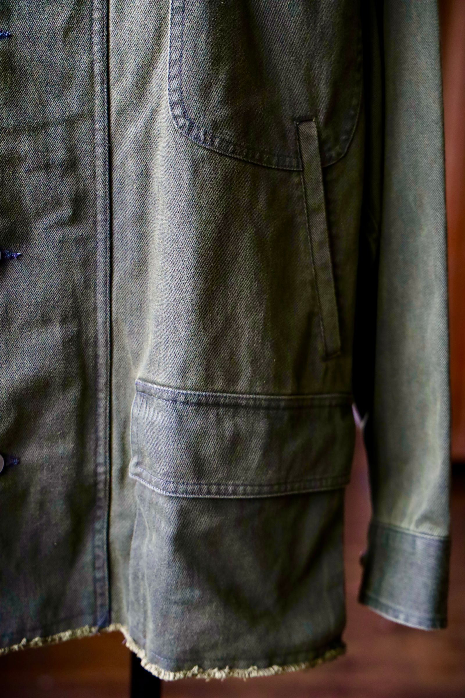 YOKE - ヨーク25SS カバーオールCOTTON CUT-OFF COVERALL JACKET