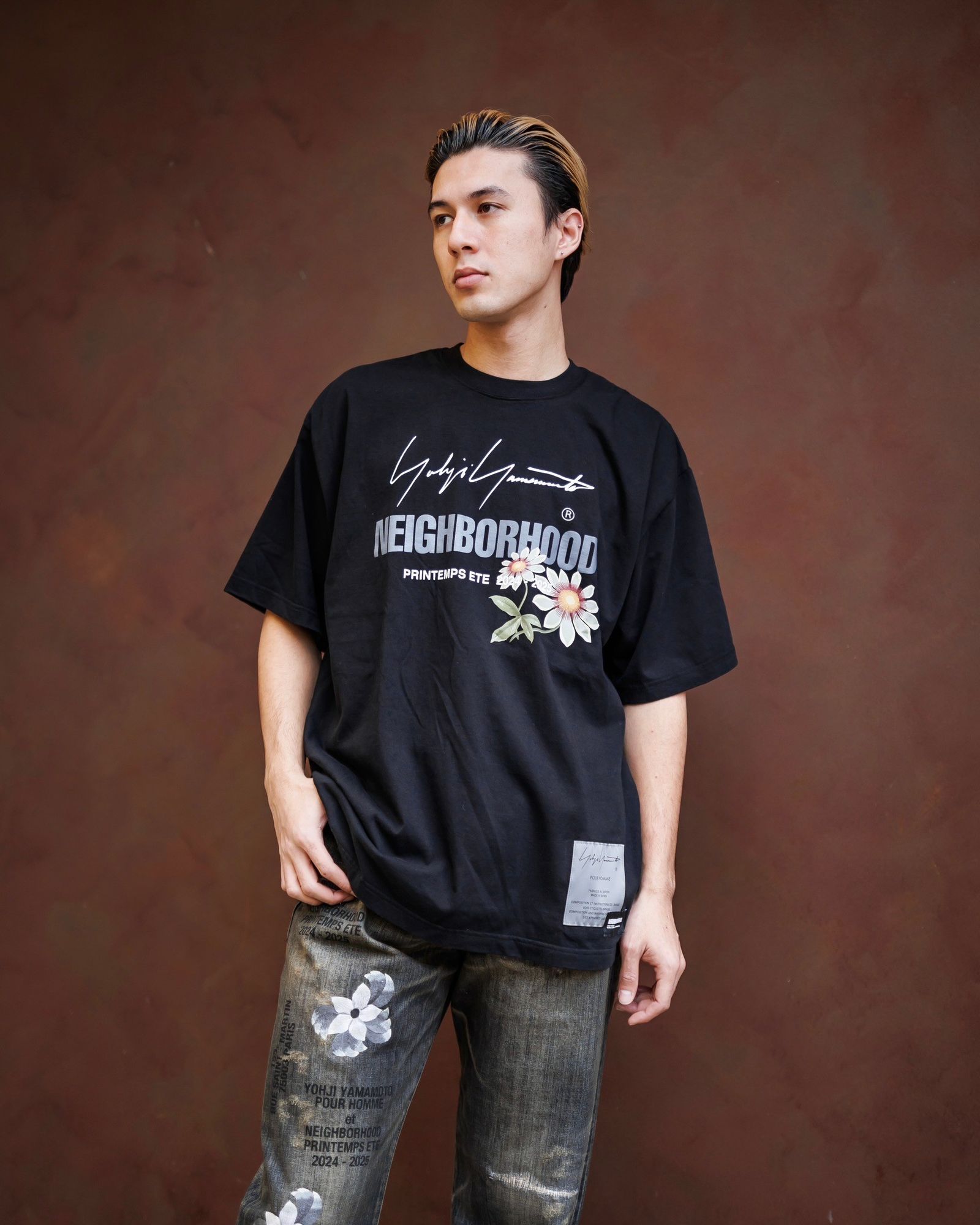 yohji yamamoto x NEIGHBORHOOD TEE SS-1(BLACK)スタイル | 5861 | MARK