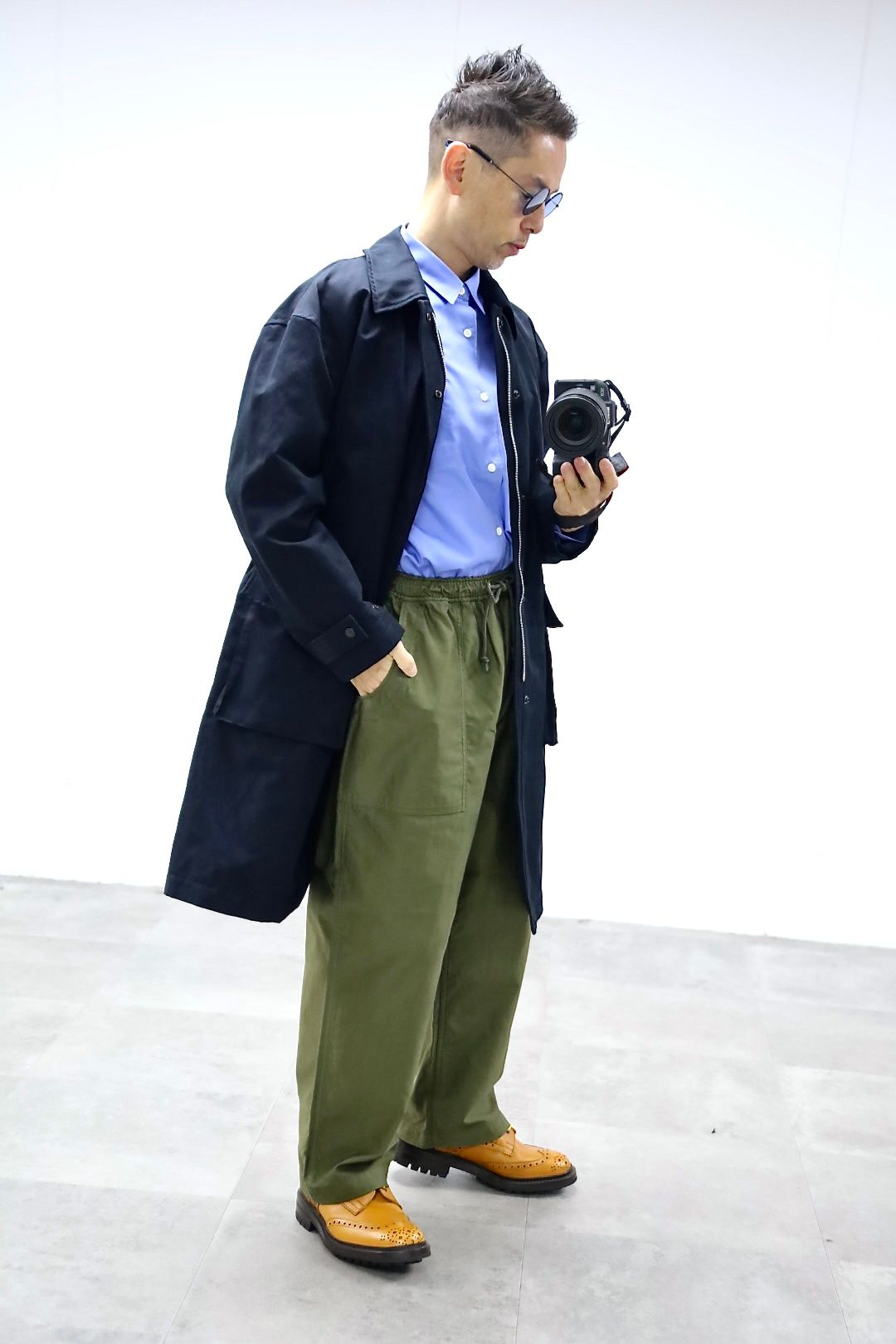 COMME des GARCONS HOMME - コムデギャルソンオム26SS 綿麻強撚サージ