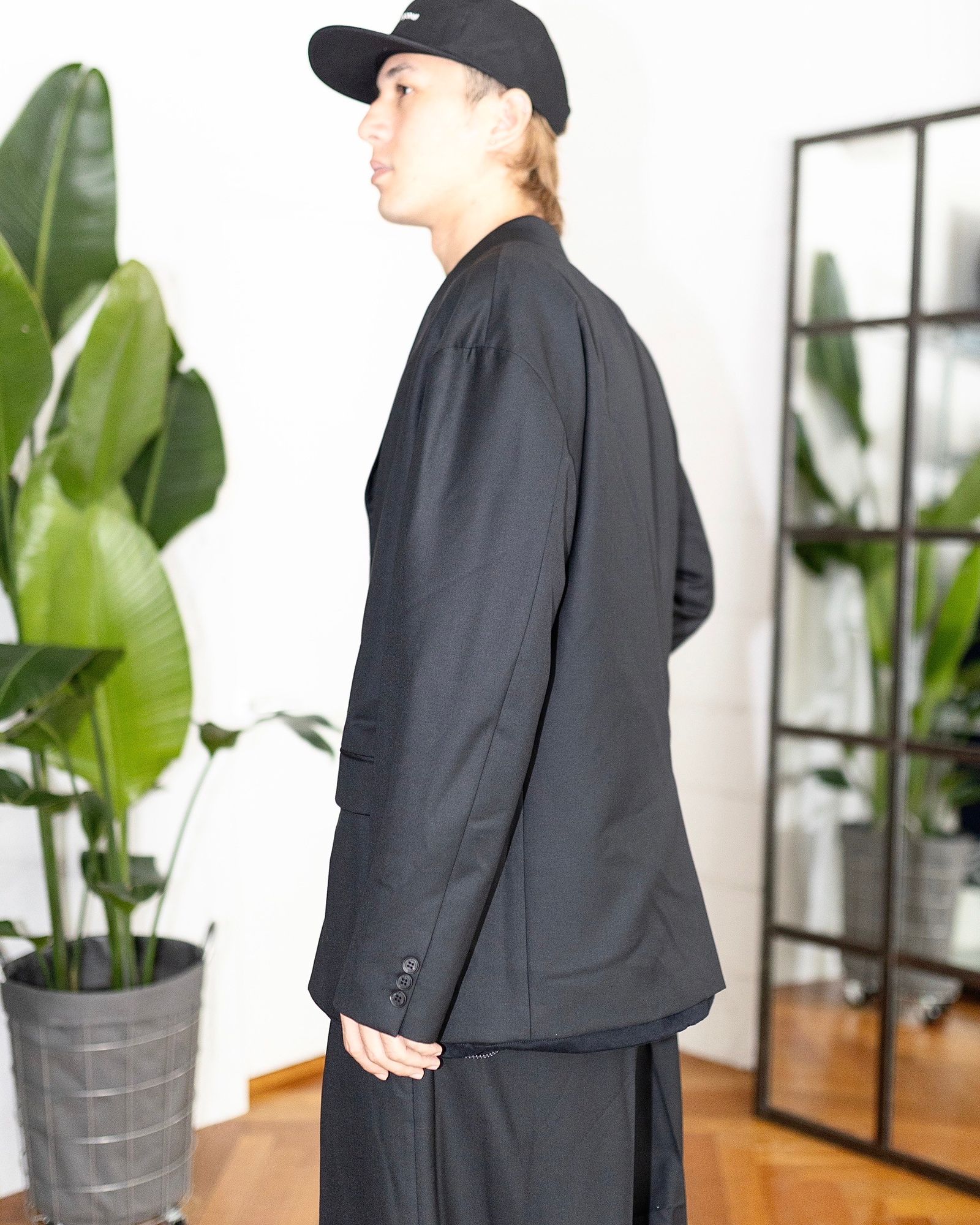 COMME des GARCONS HOMME ウールサージ3Bボタンジャケット スタイル 8