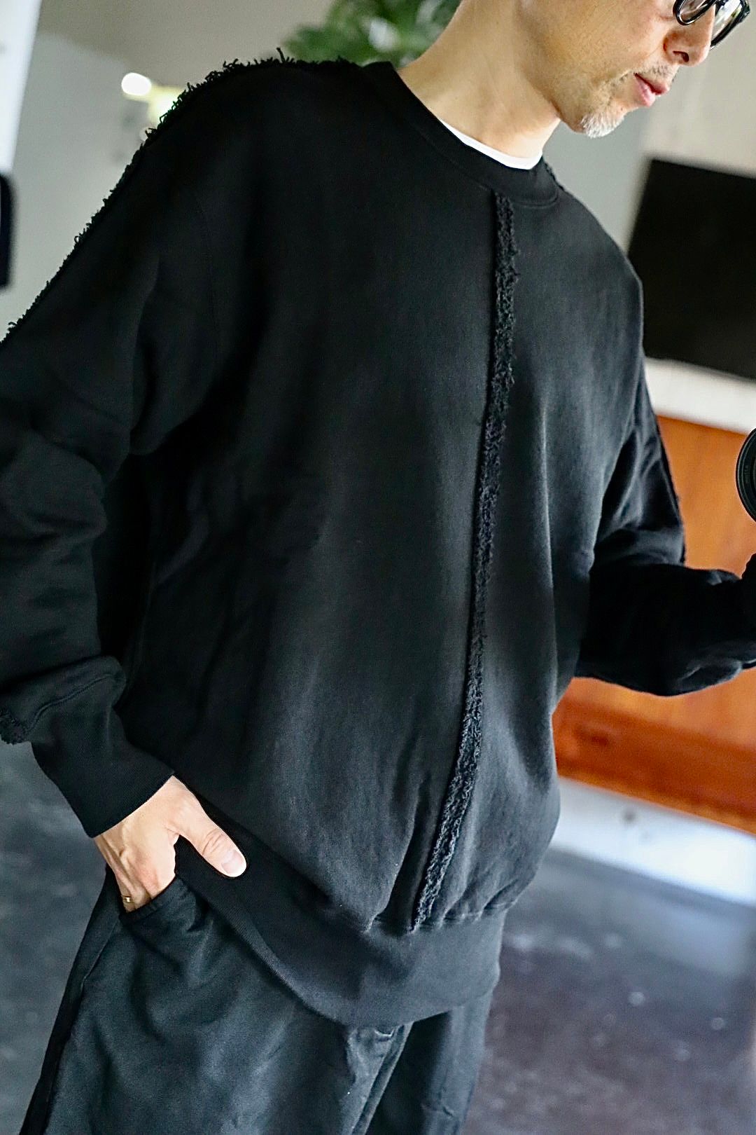 COMME des GARCONS HOMME - コムデギャルソンオム25FW 綿裏毛製品洗い